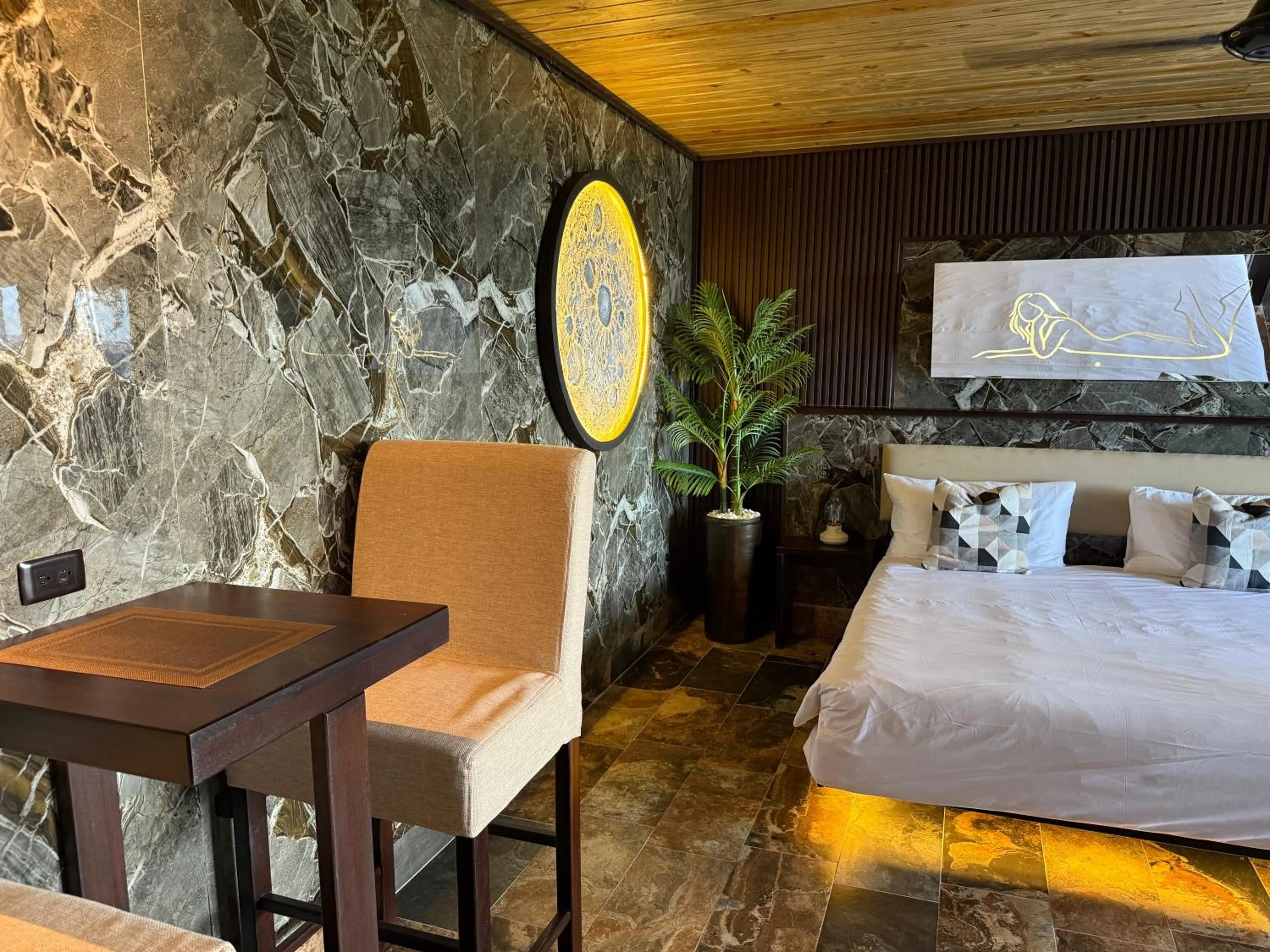 Bed in Sosua Inn Hotel