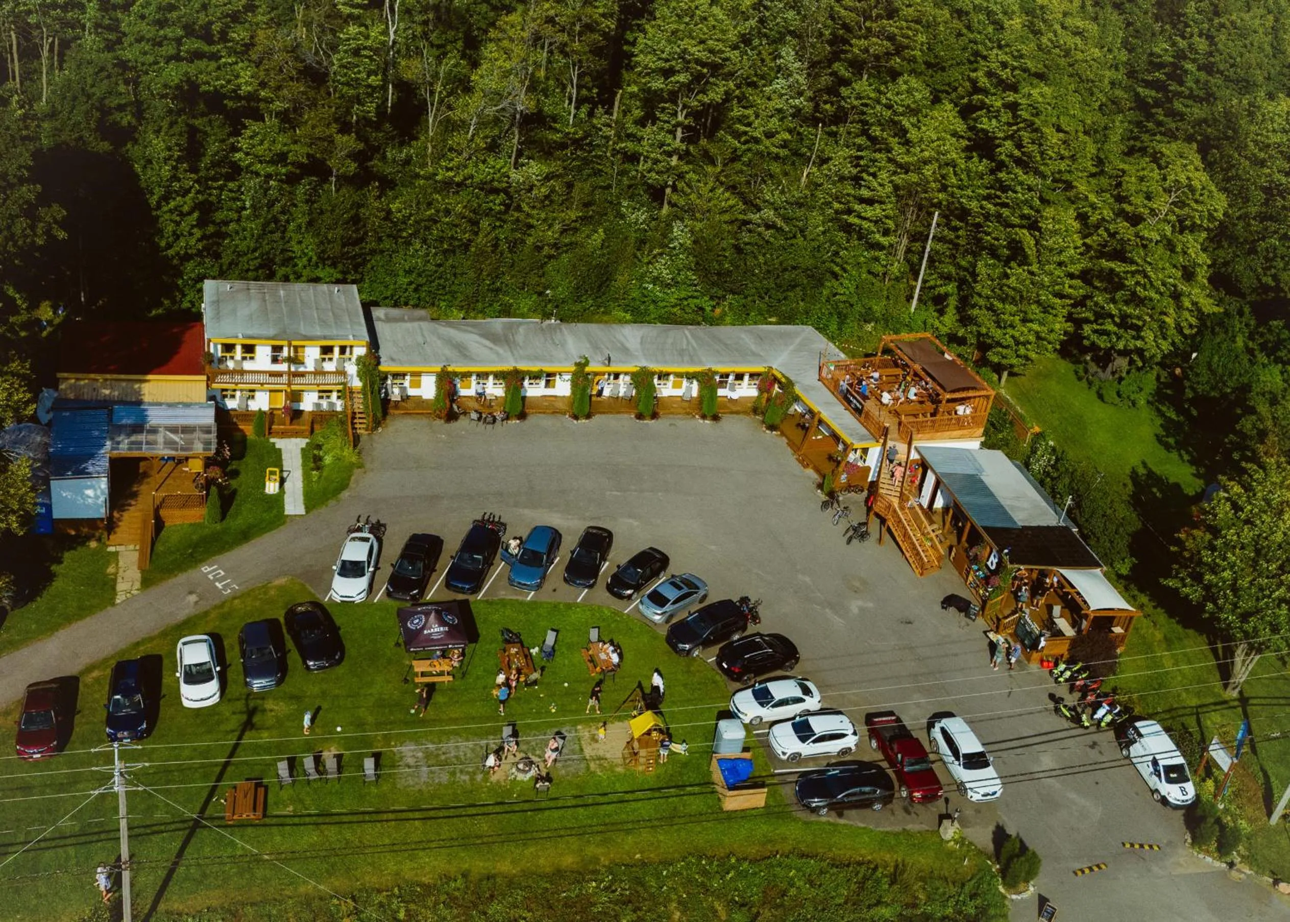 Bird's eye view in Motel Ile d'Orleans