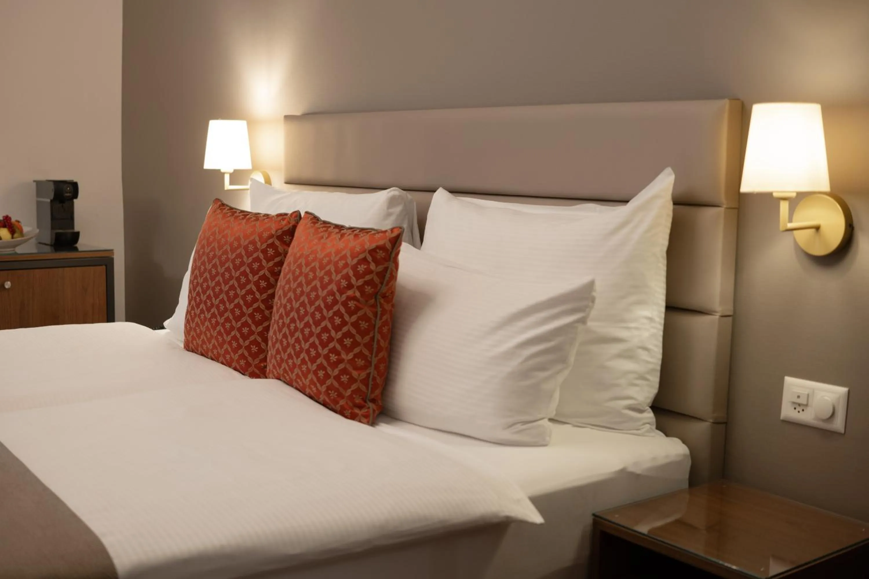 Bed in Hotel Des Alpes