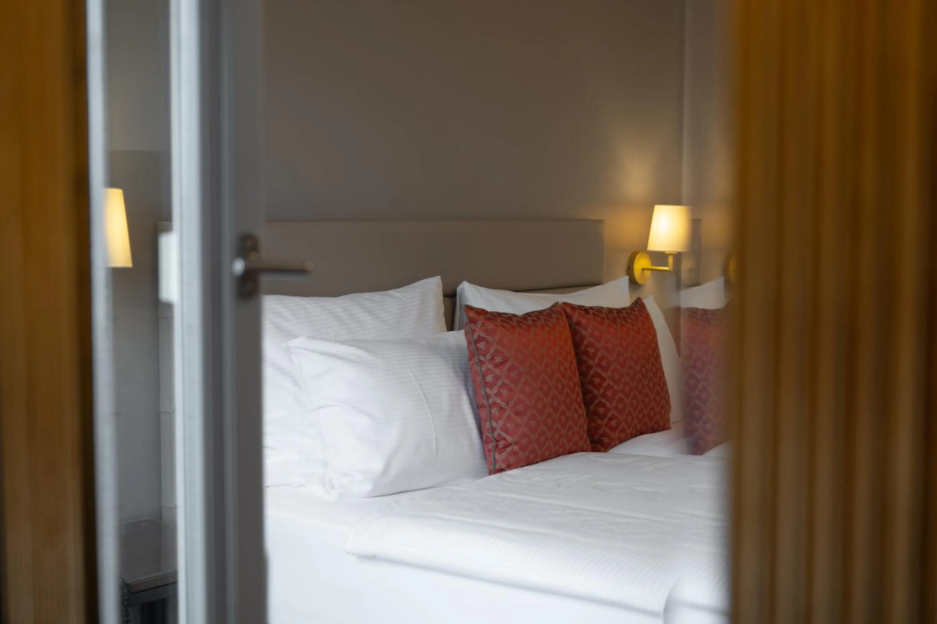 Bed in Hotel Des Alpes