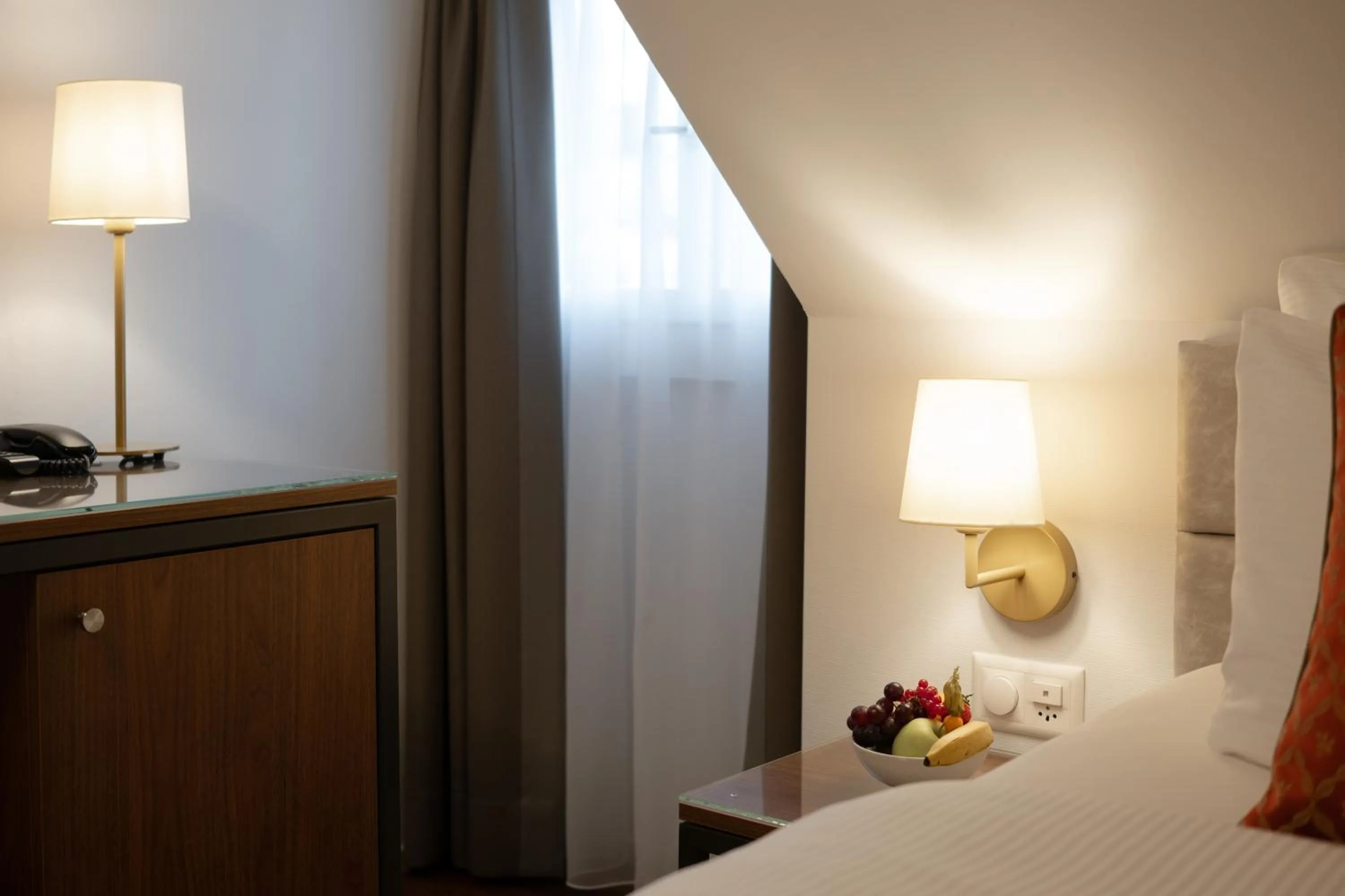 Bed in Hotel Des Alpes