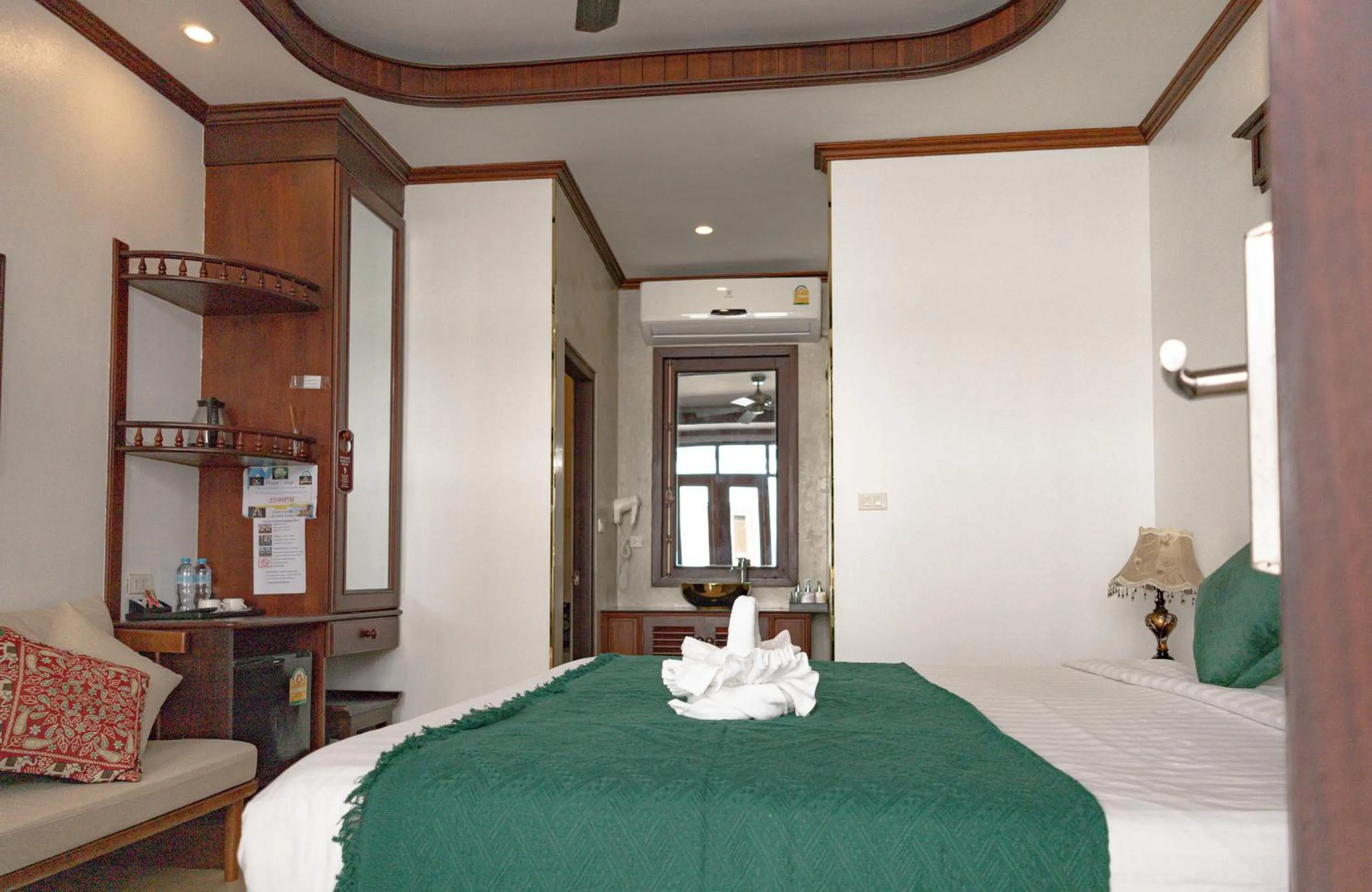 Photo of the whole room, Bed in Jasmine Luangprabang Hotel