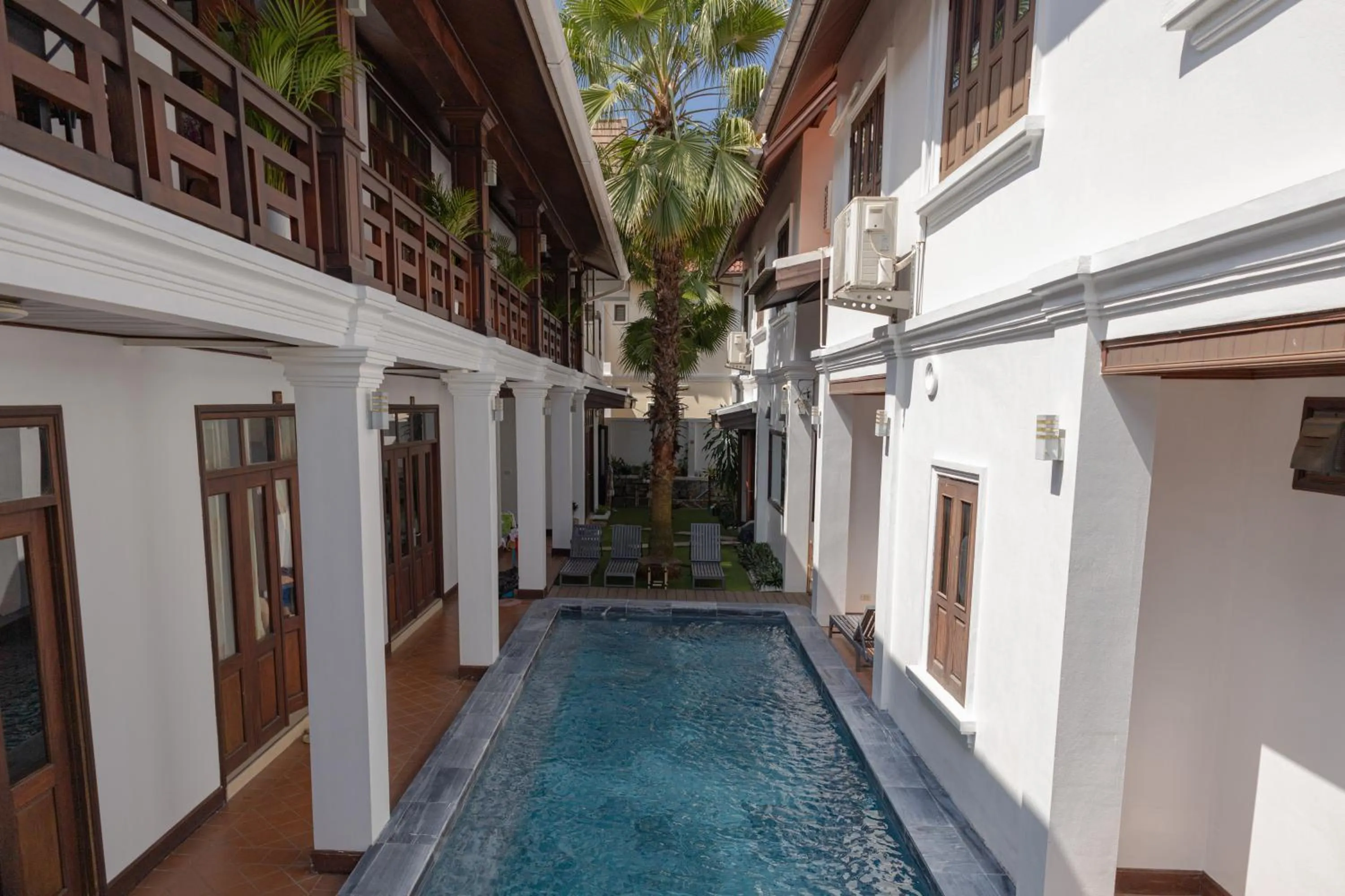 Swimming pool in Jasmine Luangprabang Hotel