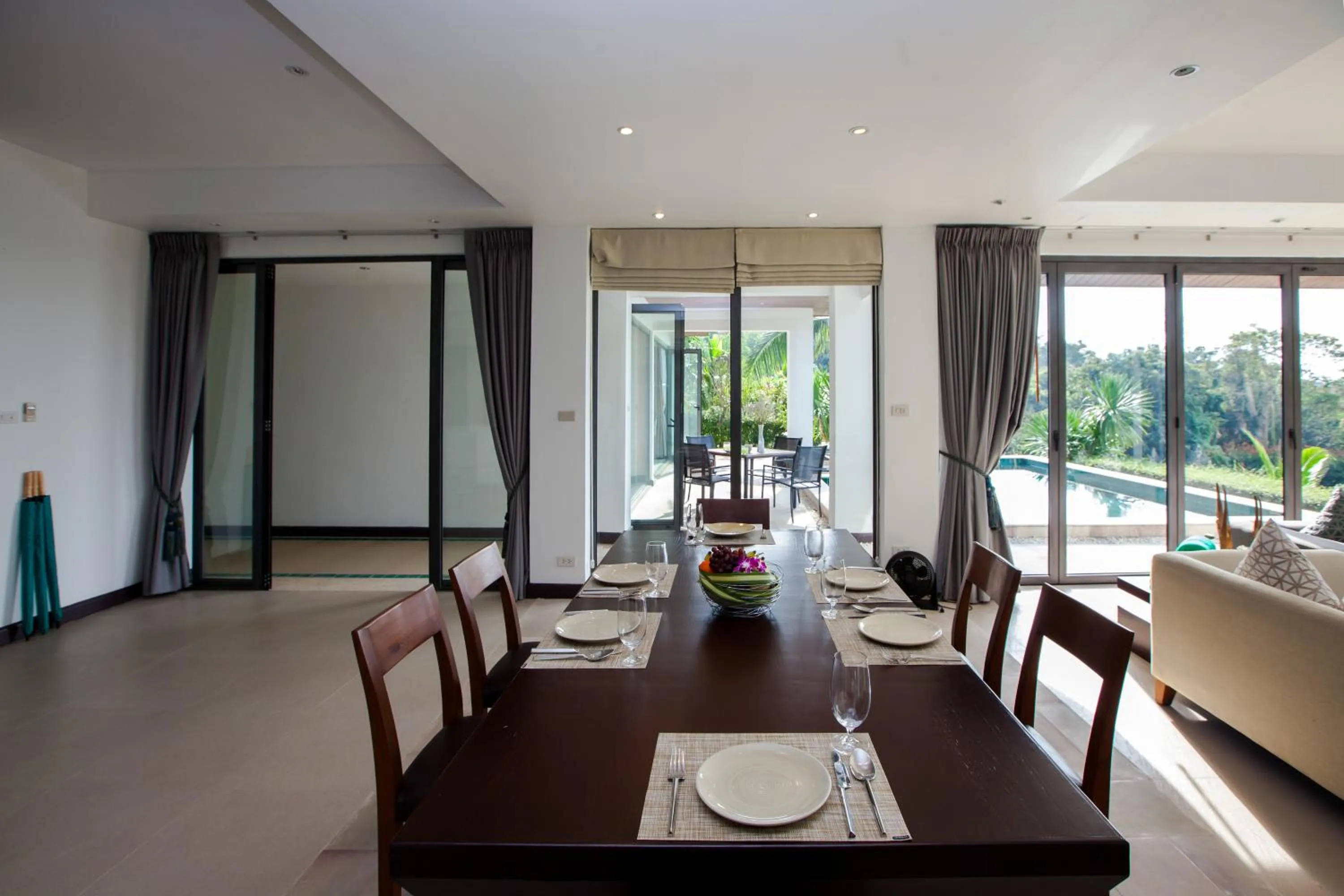 Dining area in Baan Phukhao