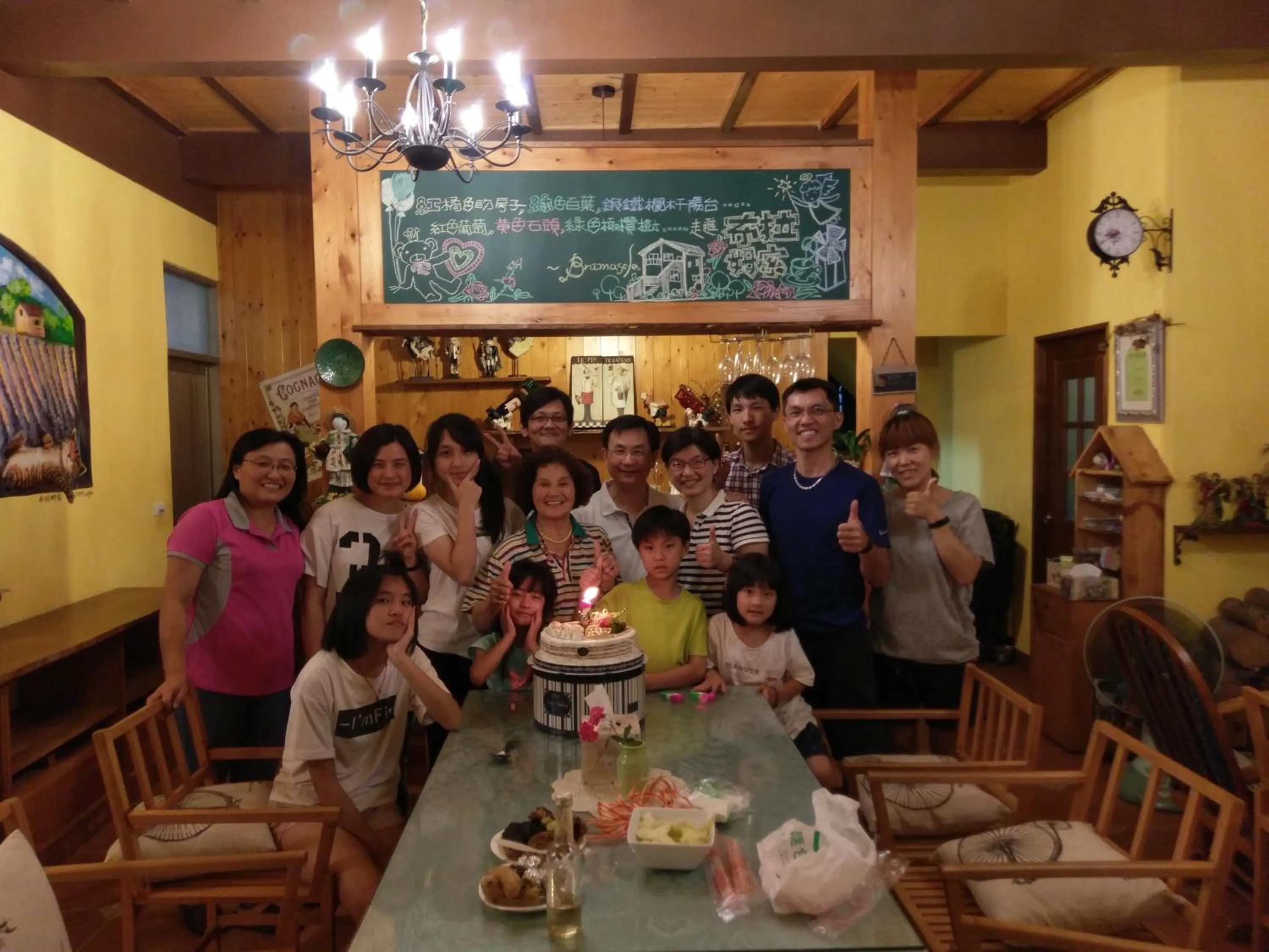 group of guests in Bramasole B&B