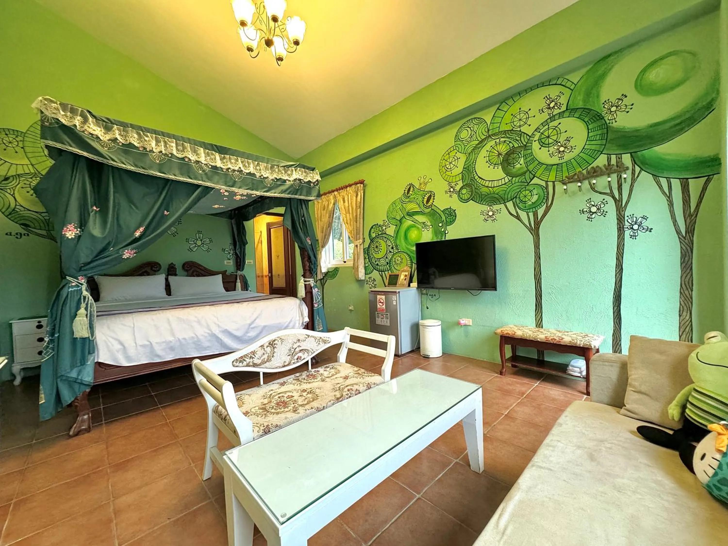 Bed in Bramasole B&B