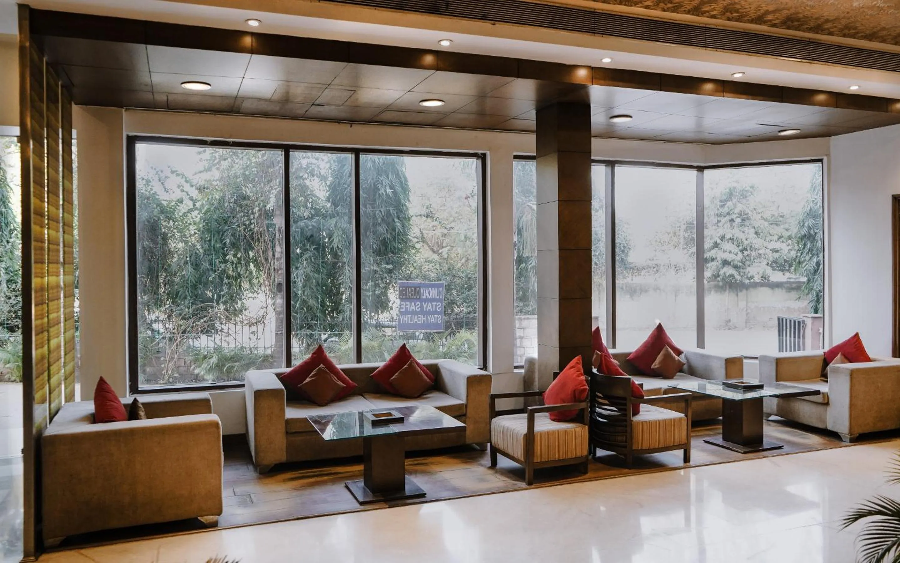 Seating area in Hotel Gwalior Regency