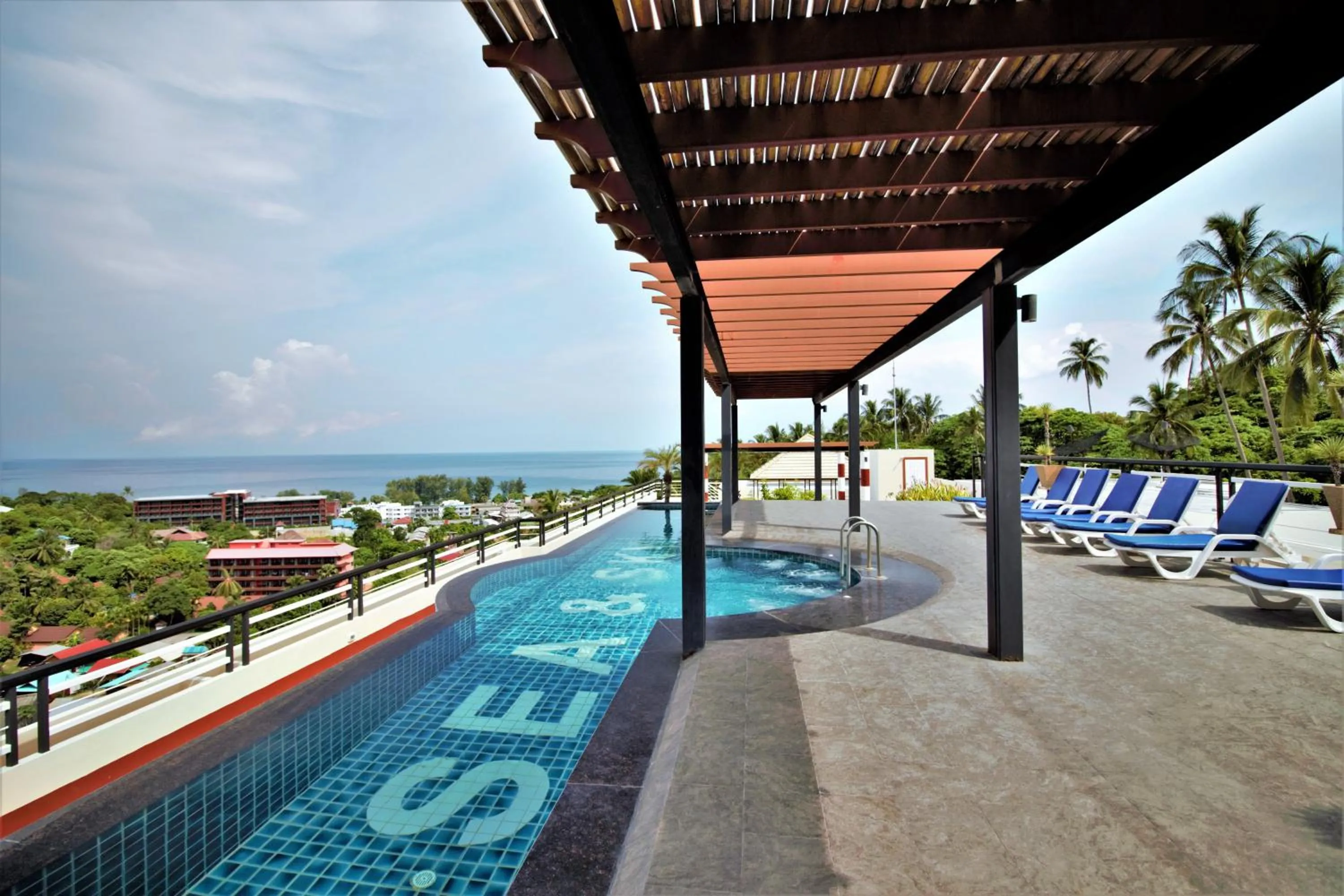 Swimming Pool in Sea & Sky Karon Beach by PHR