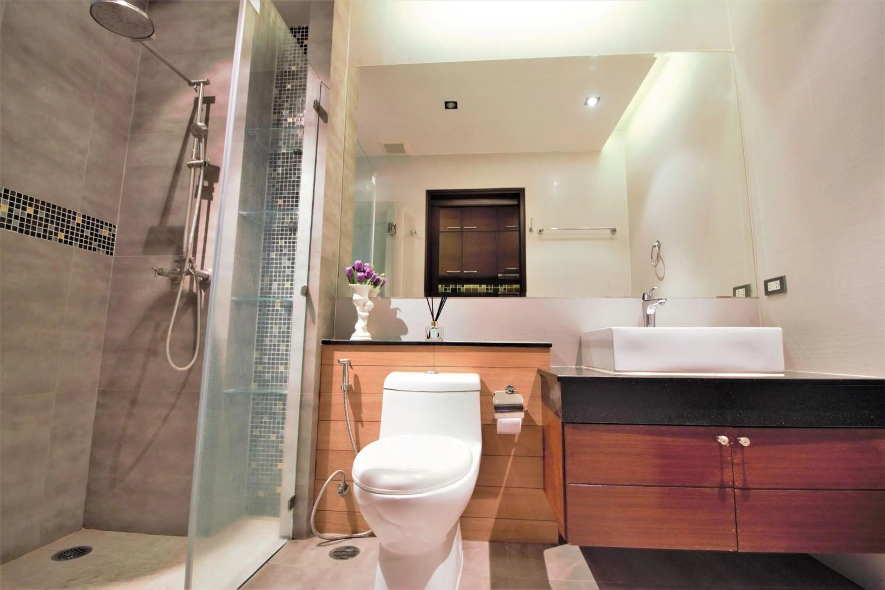 Shower, Bathroom in Sea & Sky Karon Beach by PHR