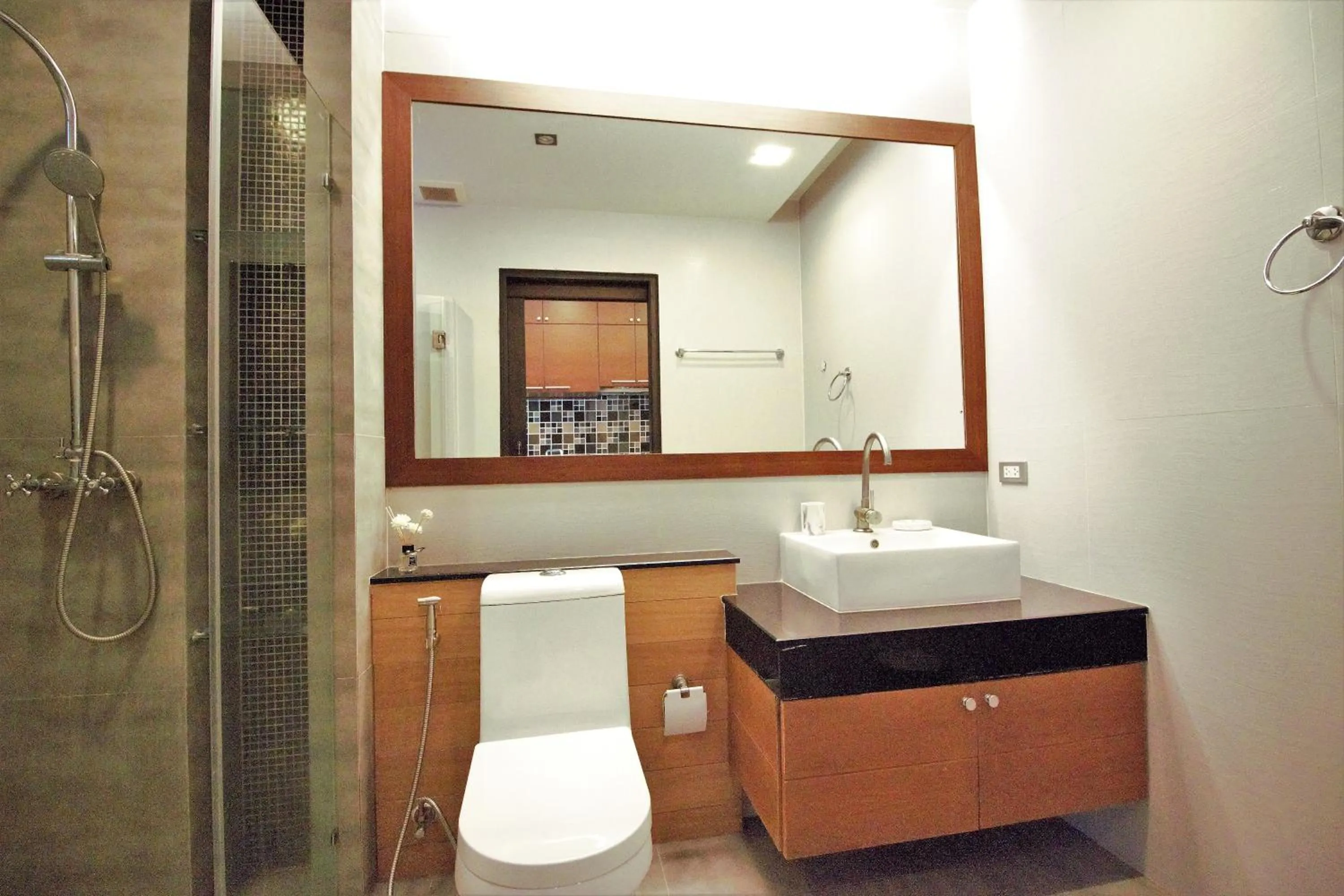 Bathroom in Sea & Sky Karon Beach by PHR