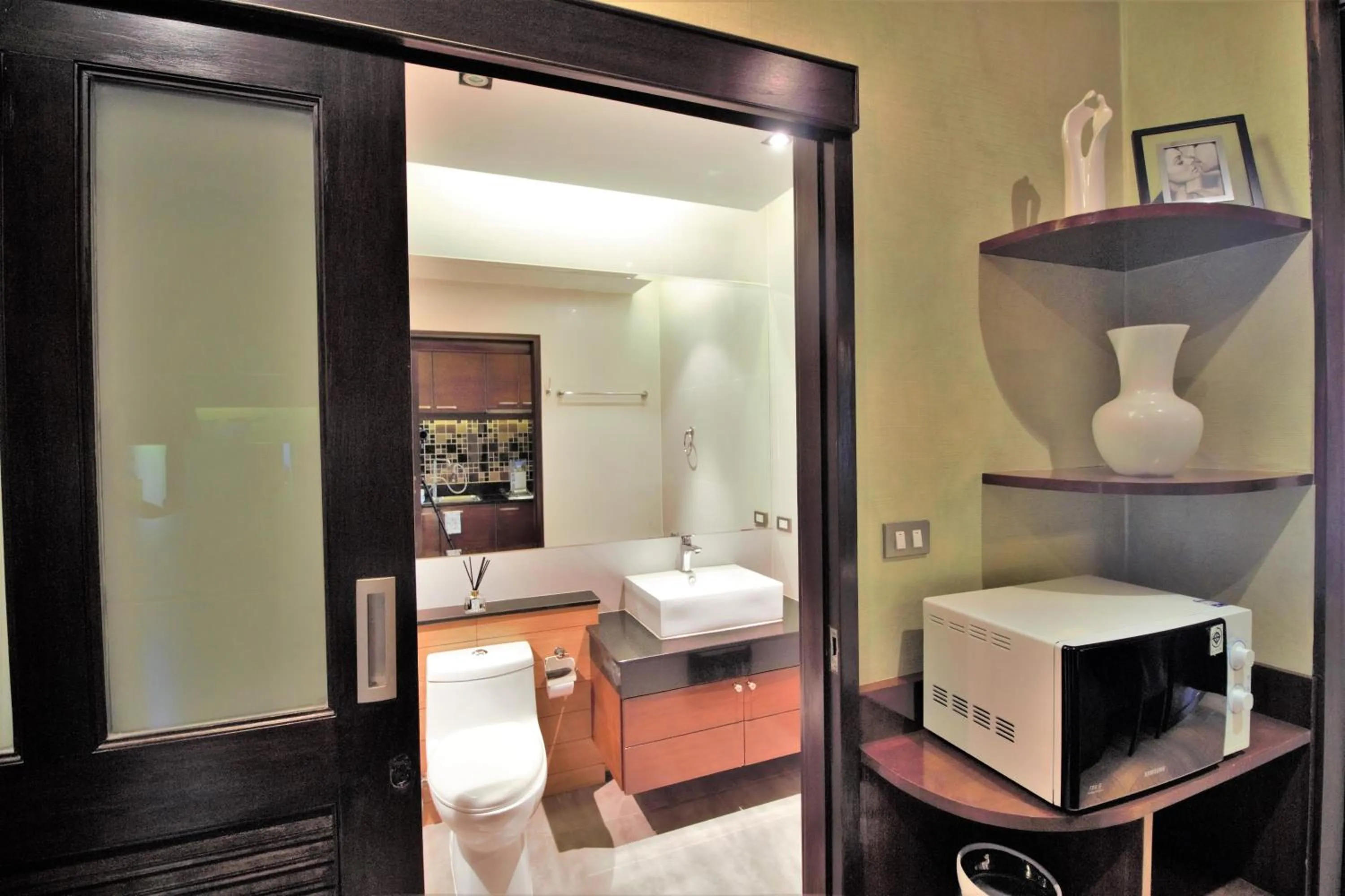 Bathroom in Sea & Sky Karon Beach by PHR