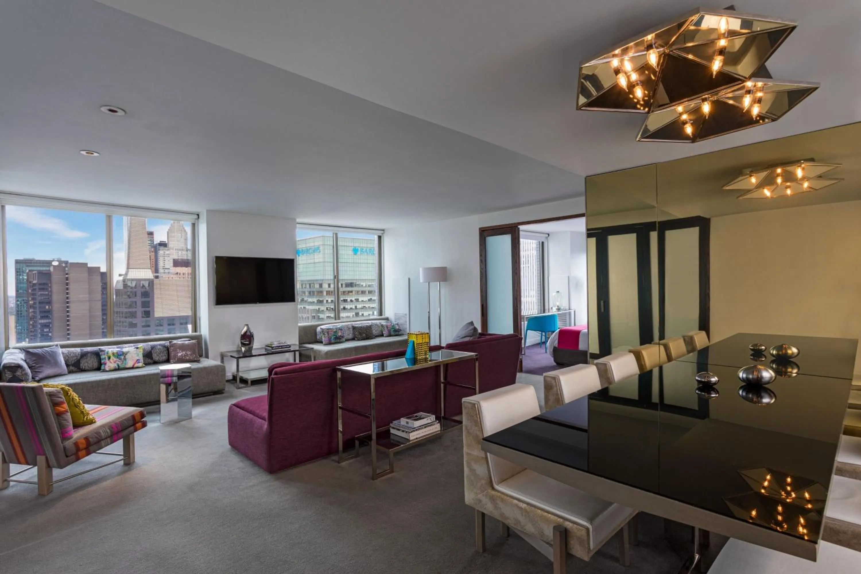 Living room in W New York - Times Square