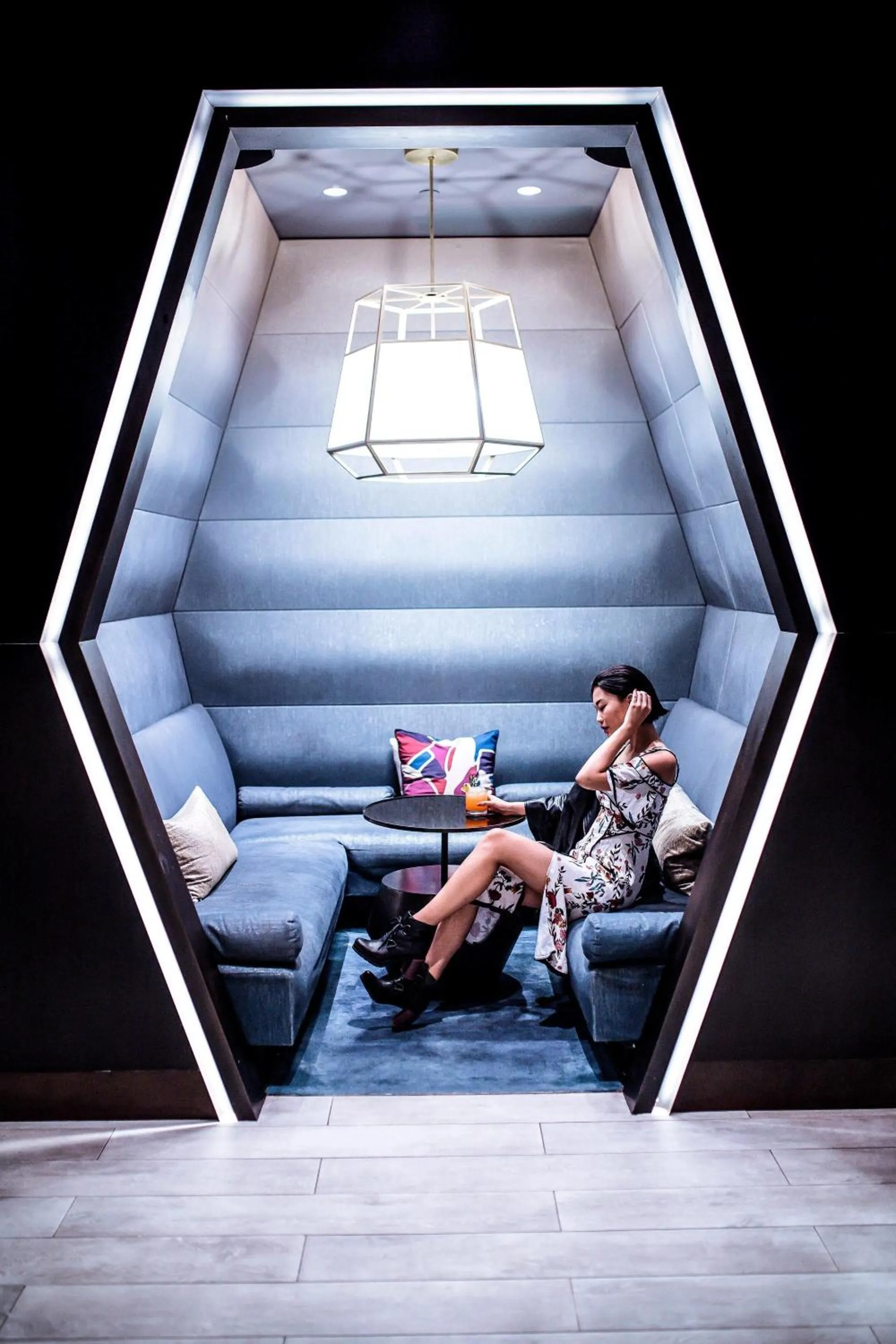 Living room in W New York - Times Square