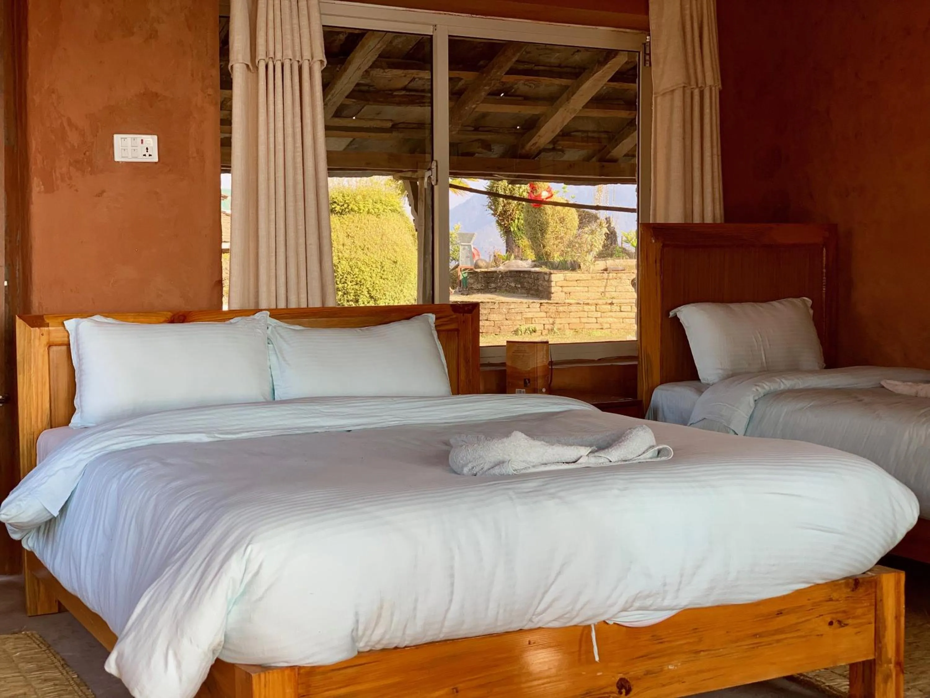 Bed in Annapurna Eco Village