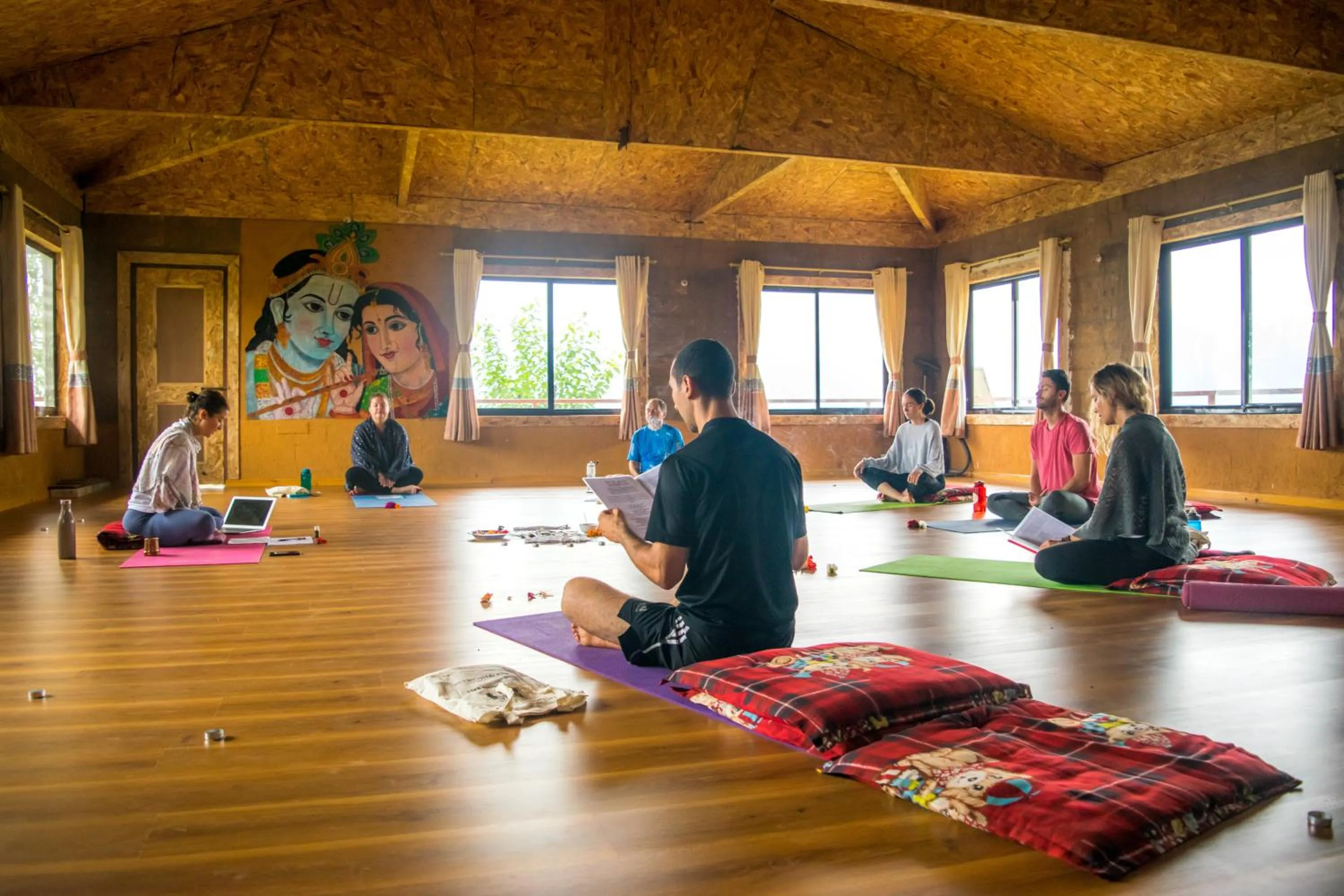 group of guests in Annapurna Eco Village