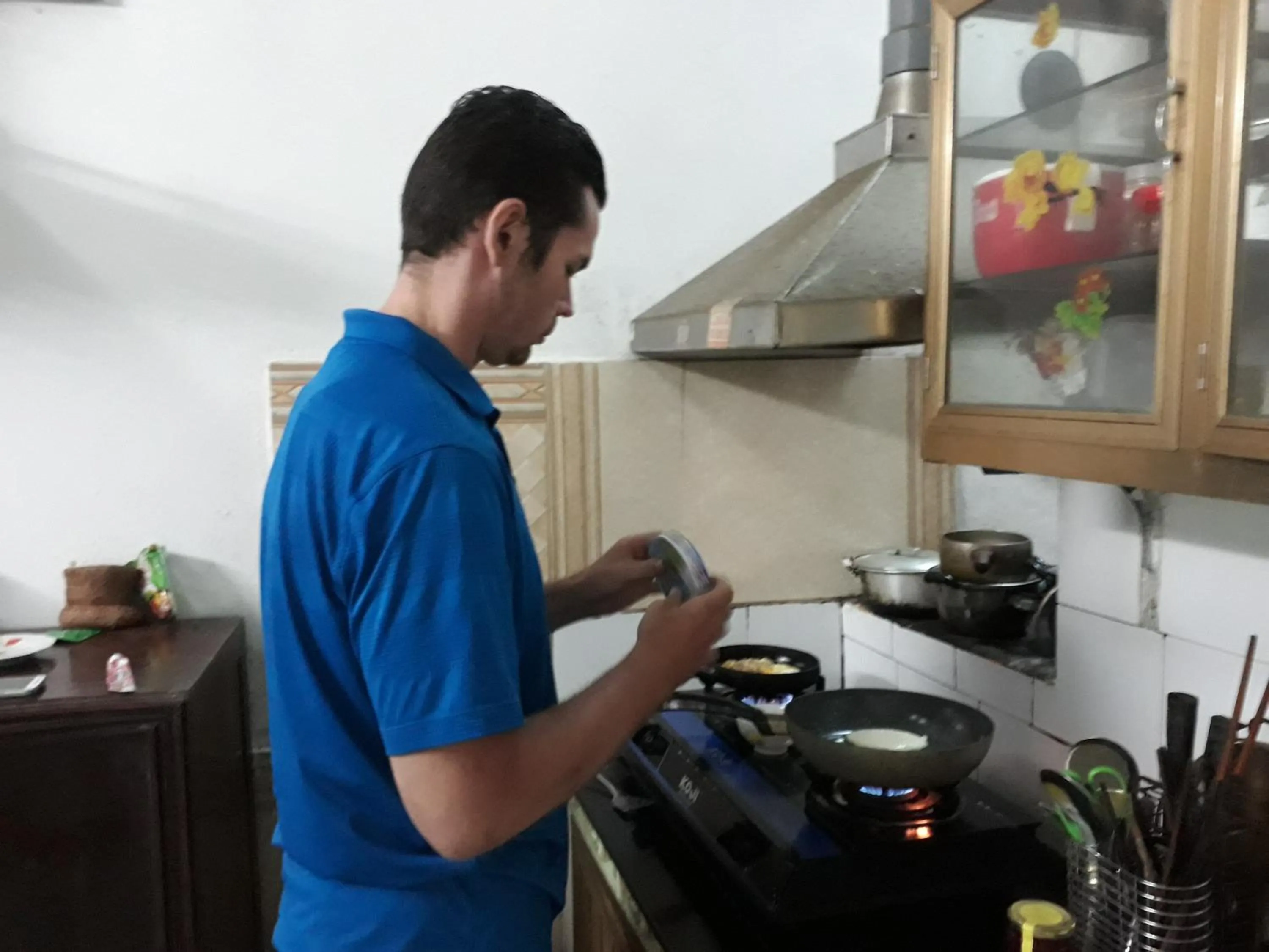 Kitchen or kitchenette in Nam My Van Homestay - Thai Nguyen