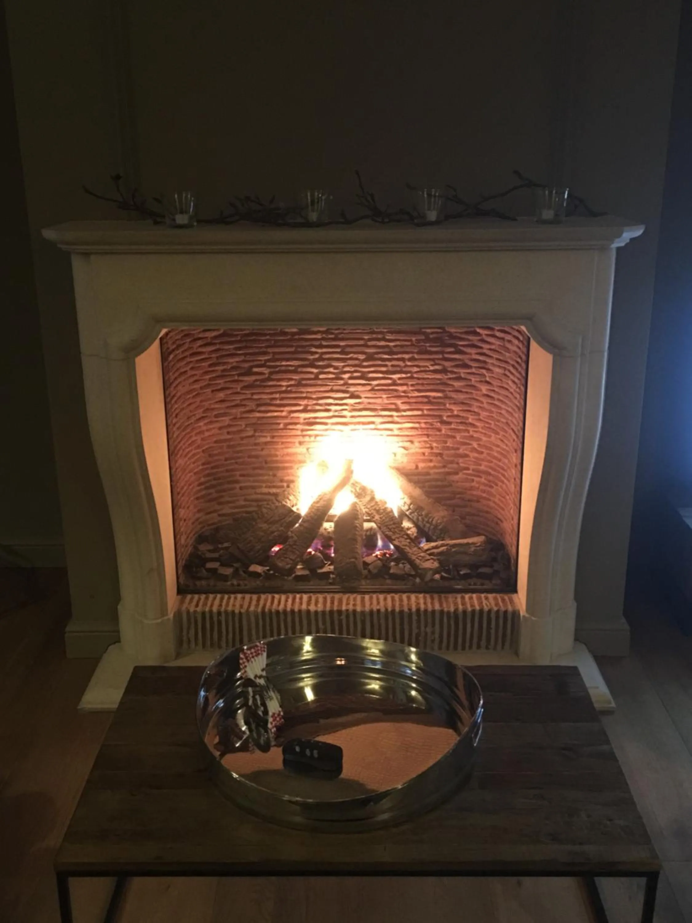 Communal lounge/ TV room in B&B d'Oude Brouwerij