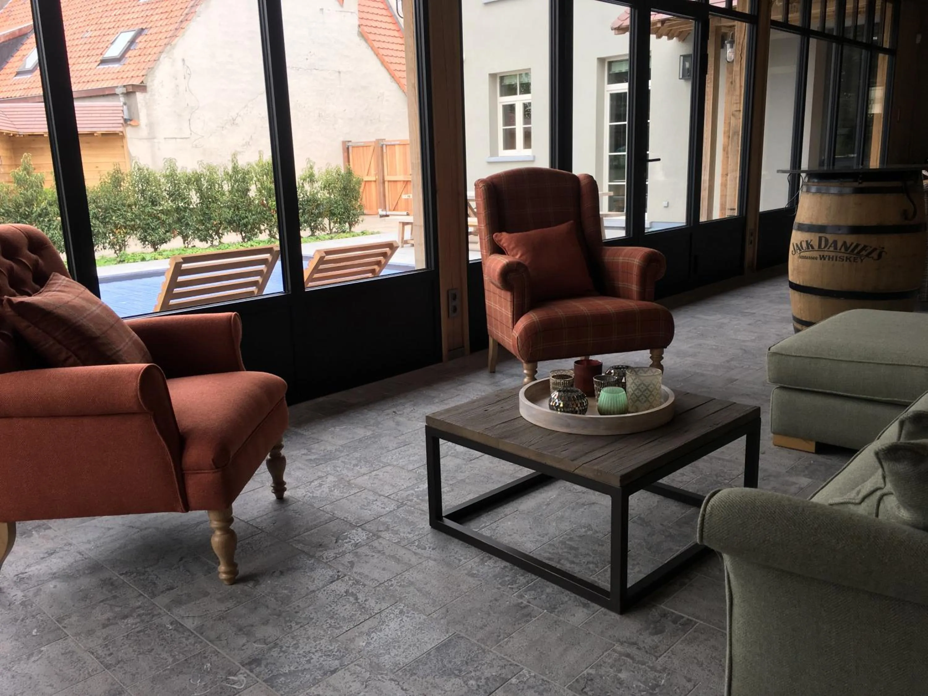 Lounge or bar in B&B d'Oude Brouwerij