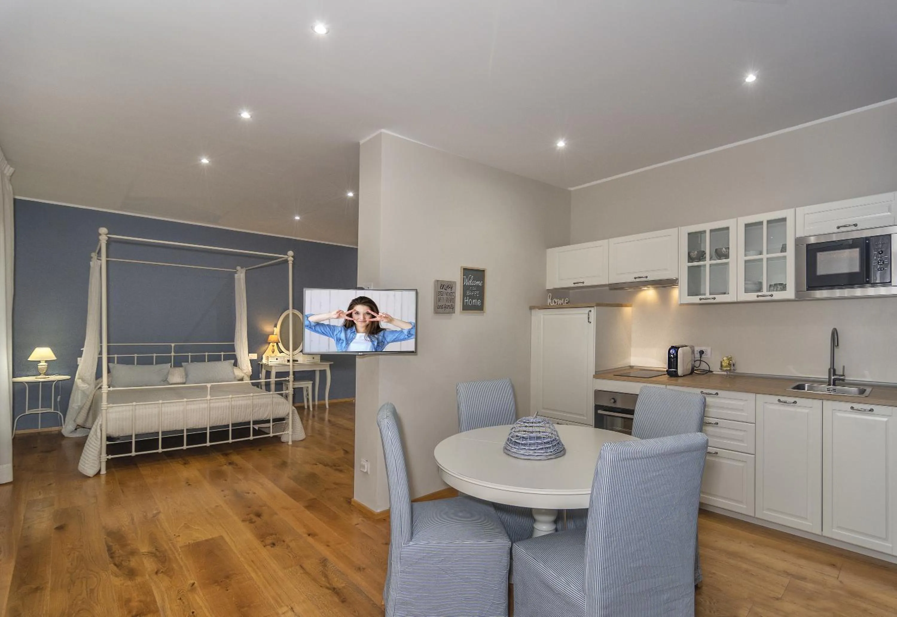 Kitchen or kitchenette, Bed in Le Dimore del Borgo