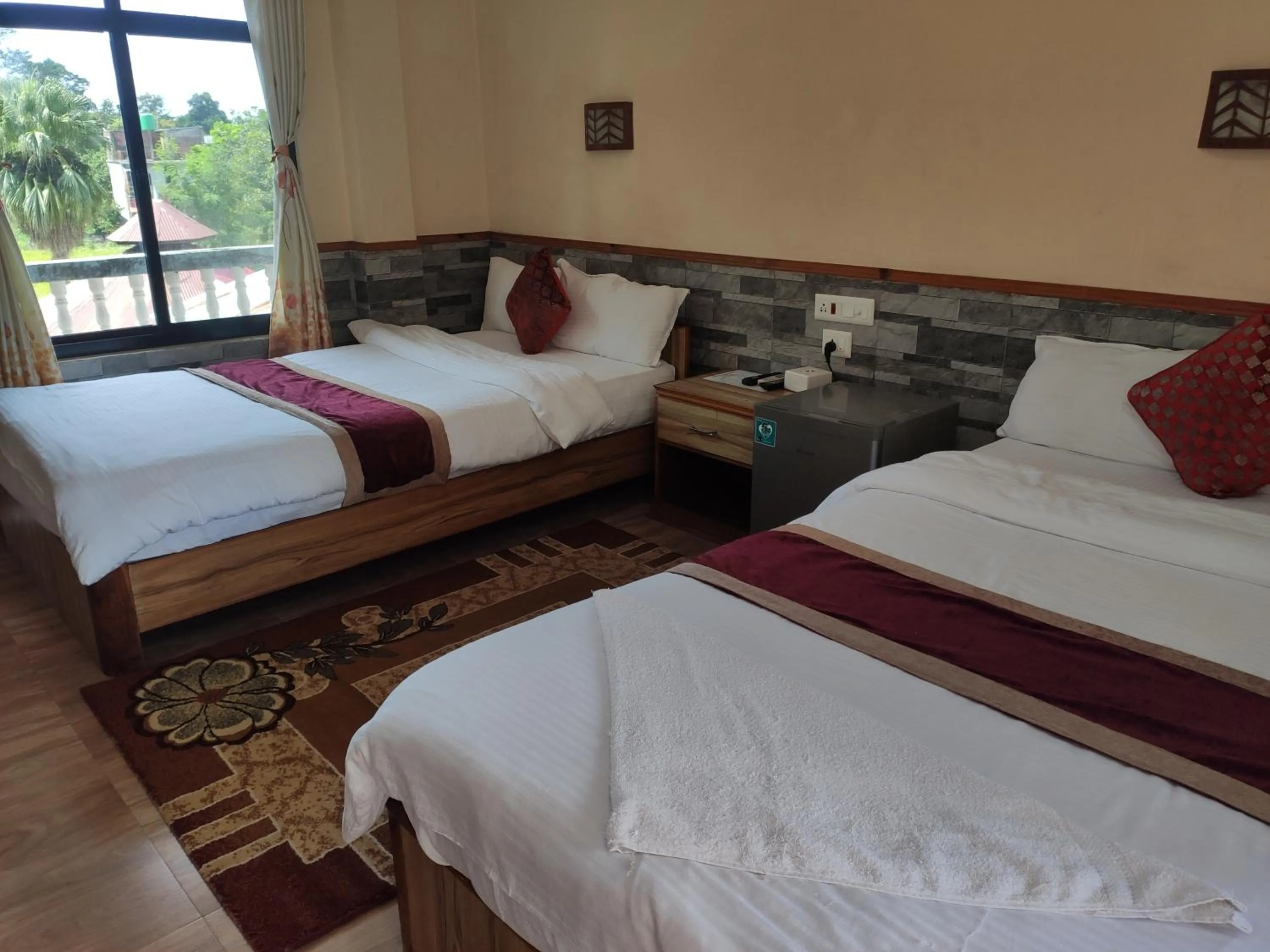 Bed in Peacock - a family-run hotel