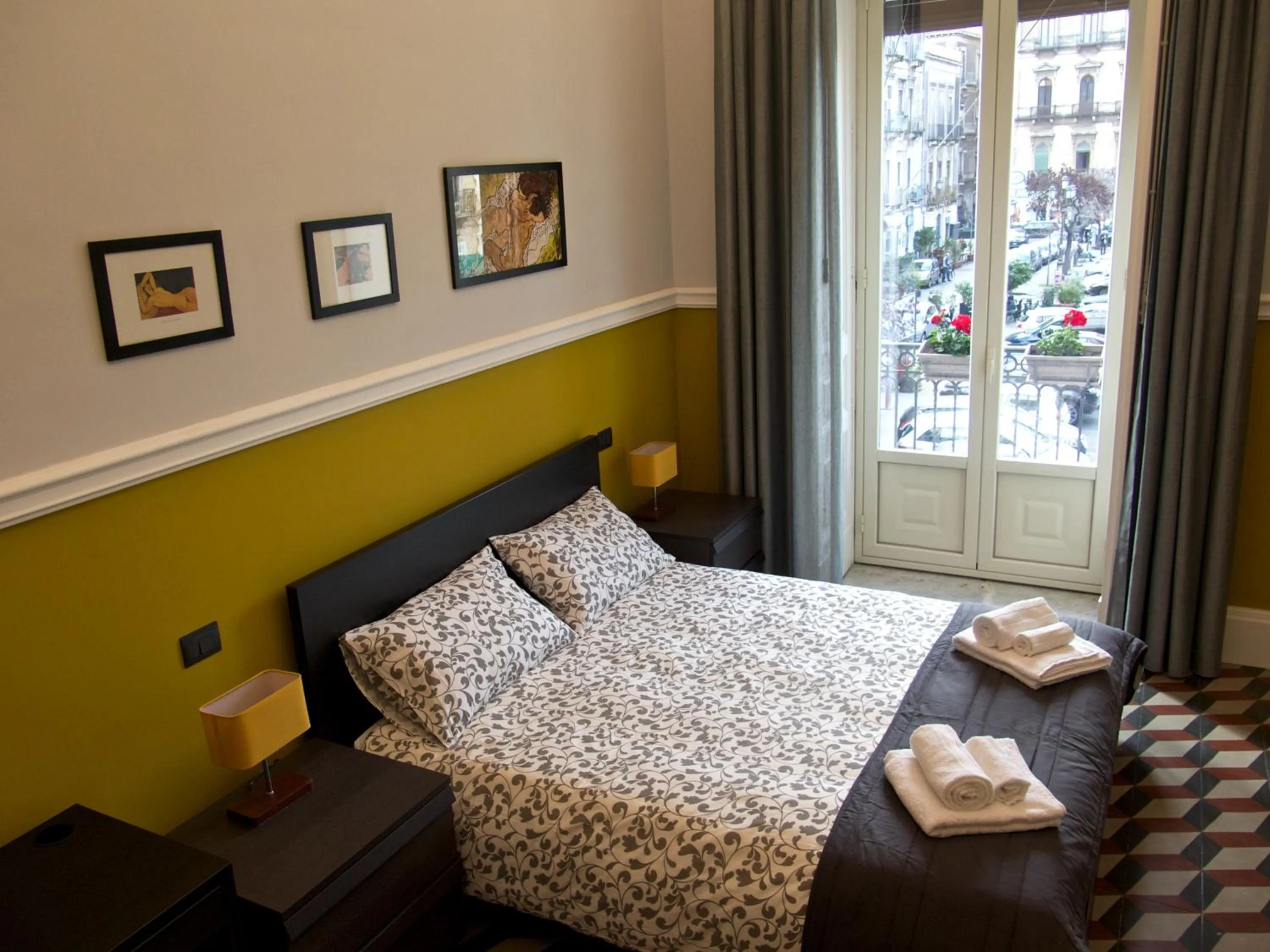 Balcony/Terrace, Bed in B&B Umberto 134