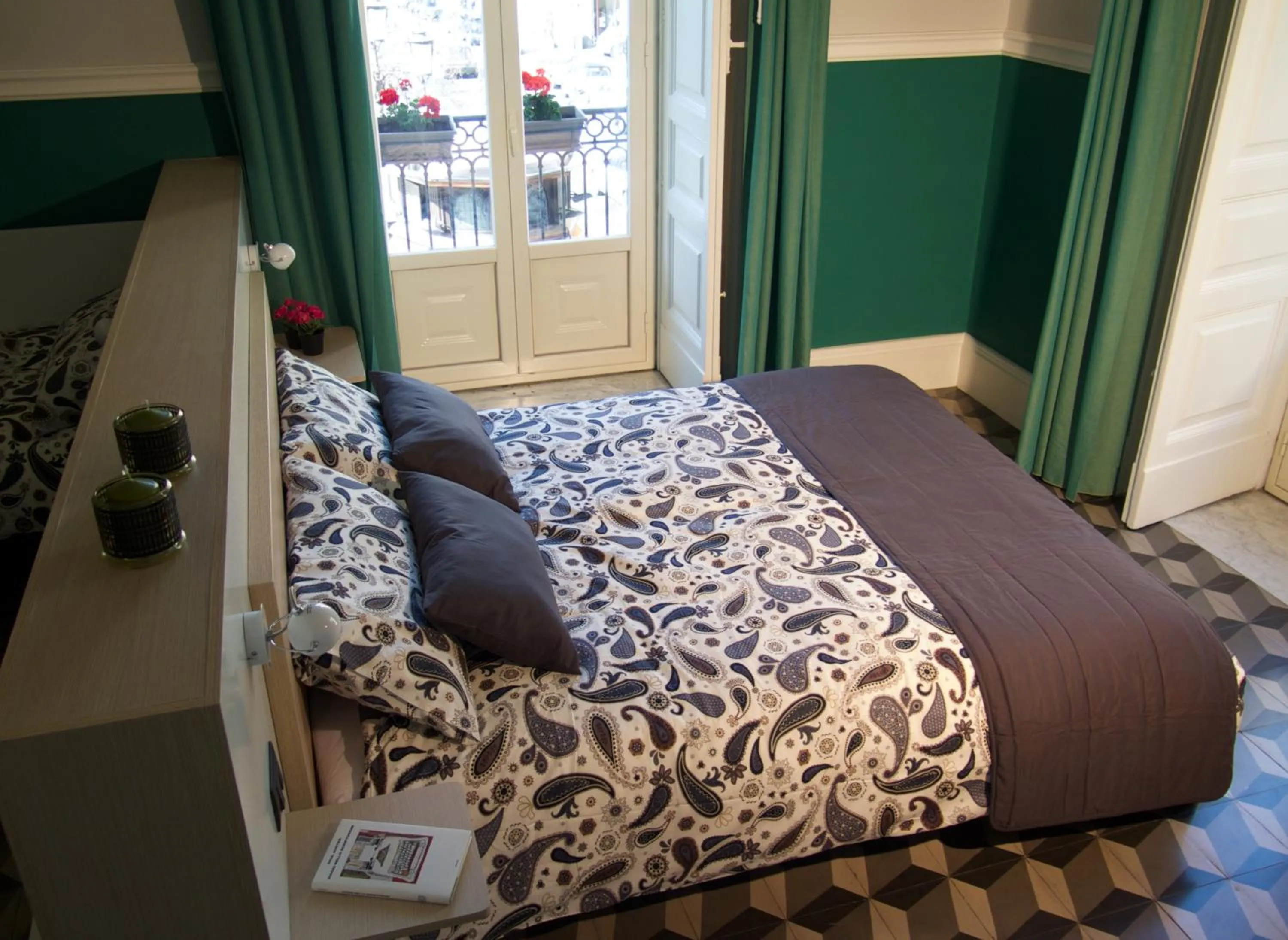 Balcony/Terrace, Bed in B&B Umberto 134