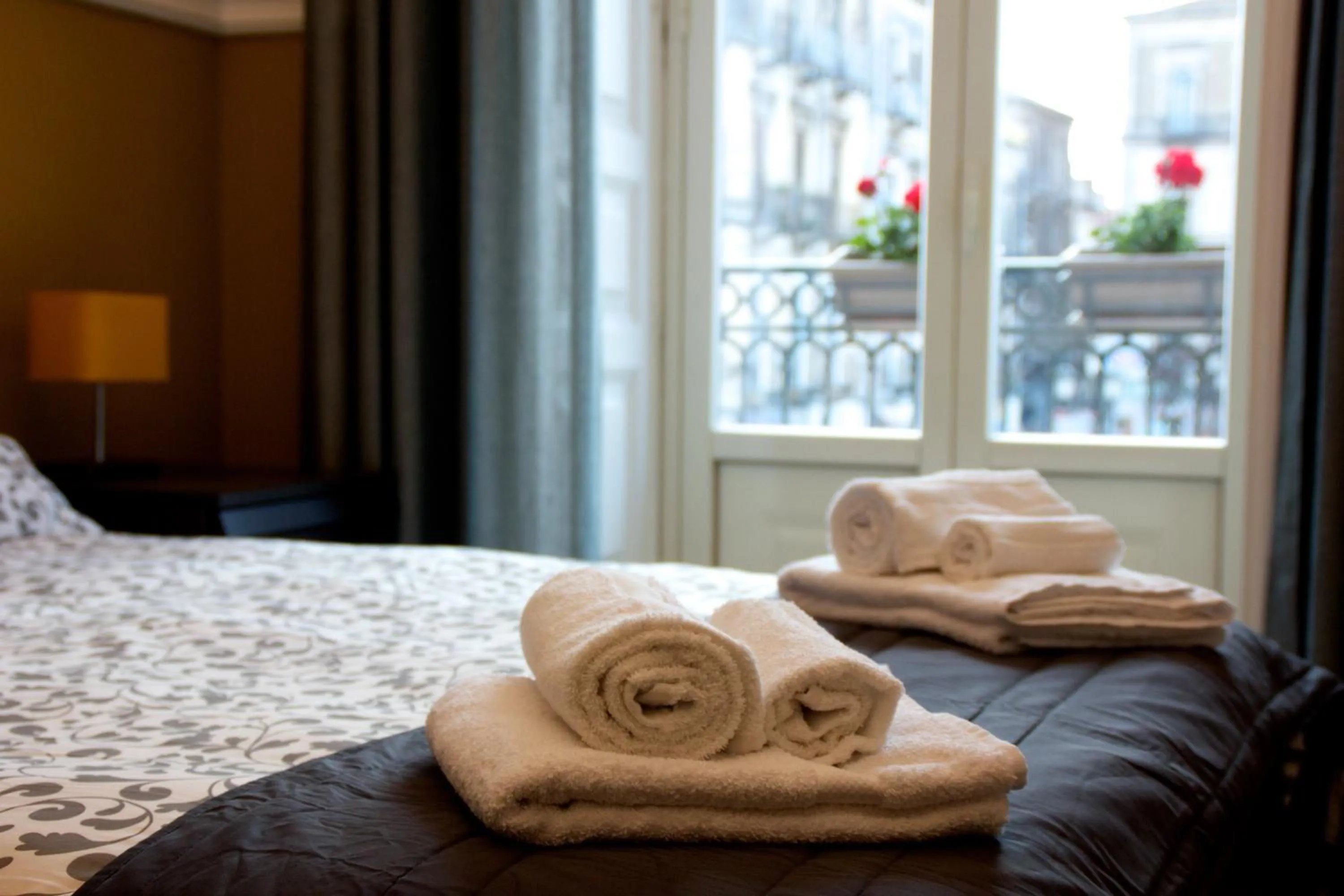 Balcony/Terrace, Bed in B&B Umberto 134