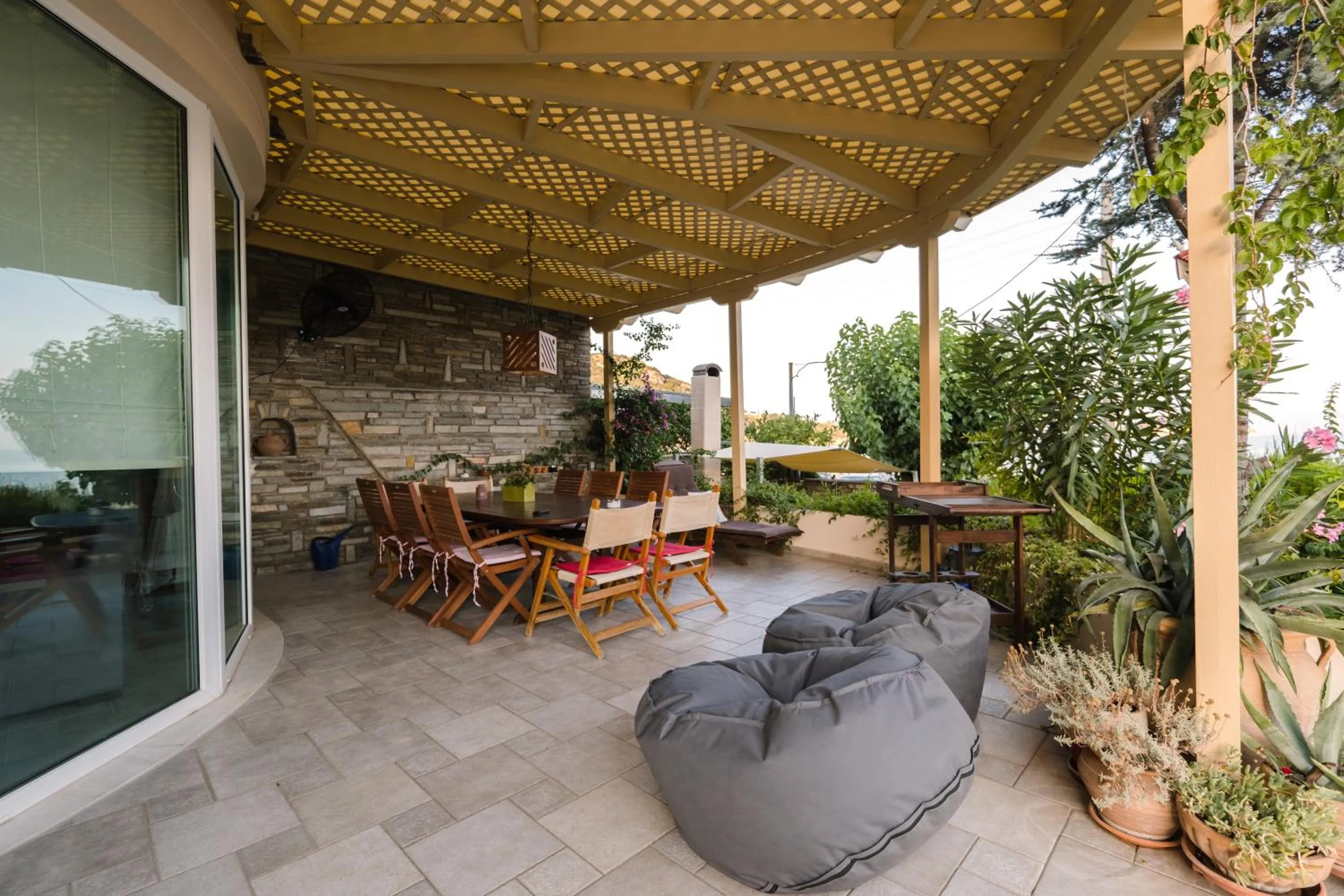 Balcony/Terrace in Blue Crystal Villa