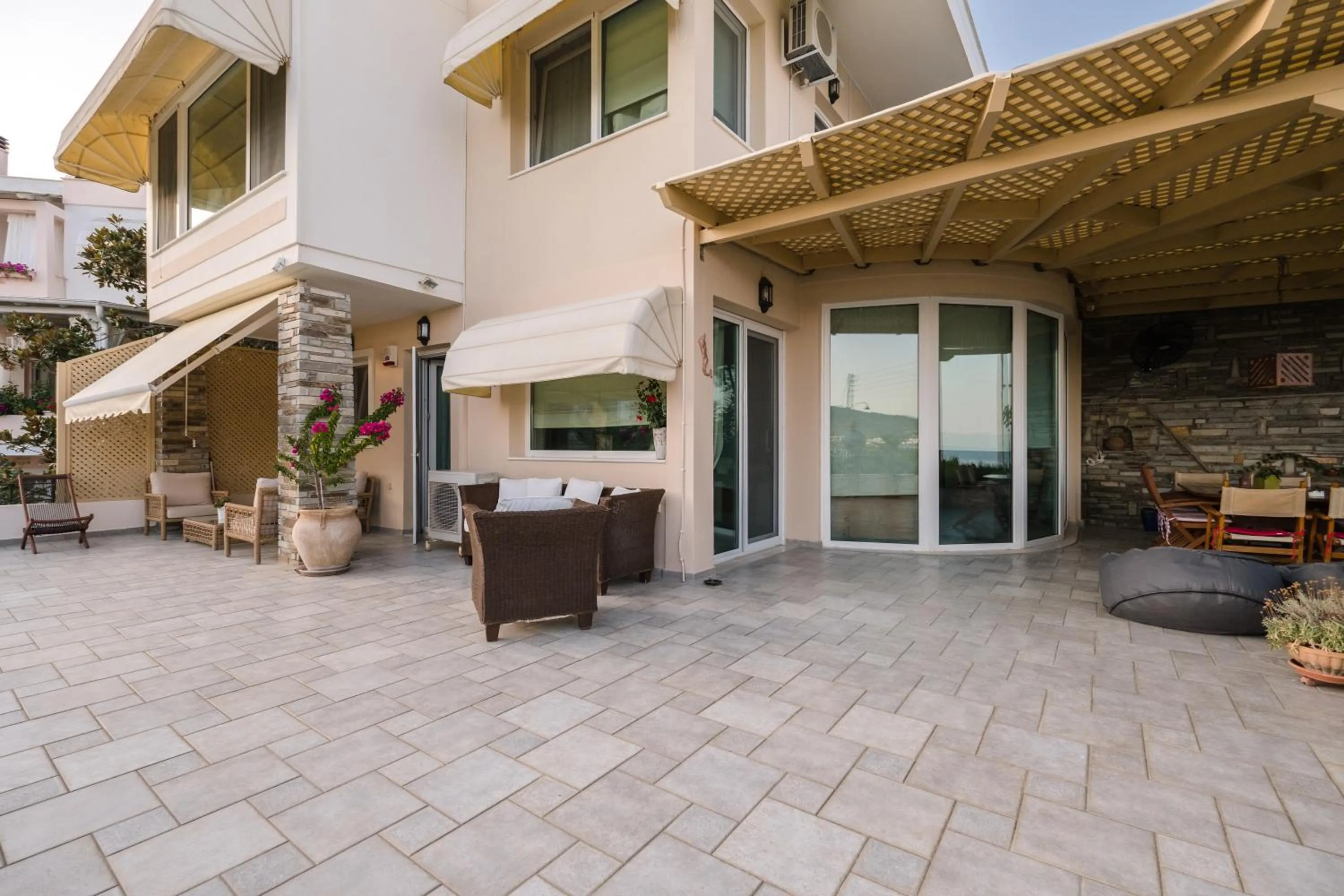 Balcony/Terrace in Blue Crystal Villa