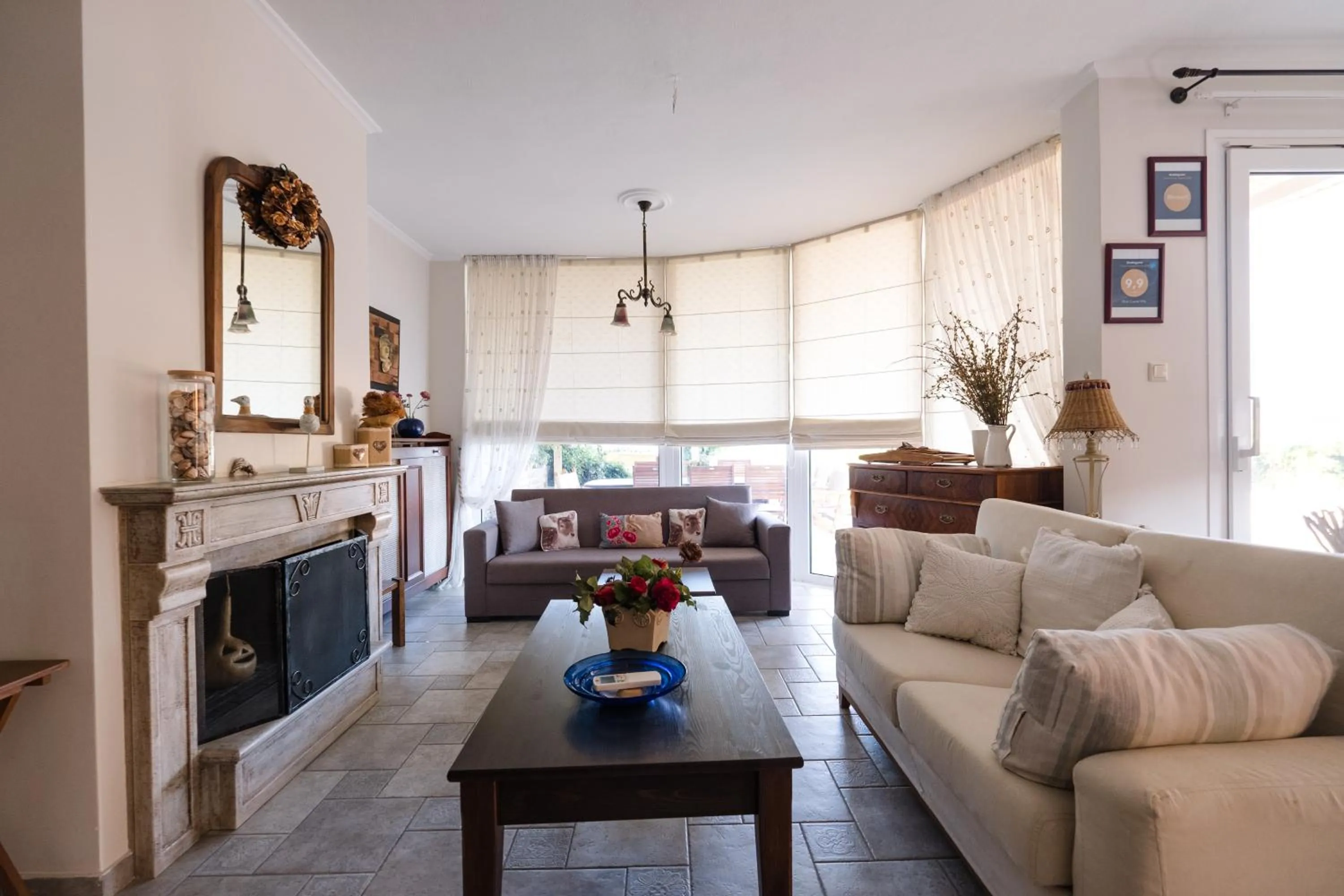 Living room in Blue Crystal Villa