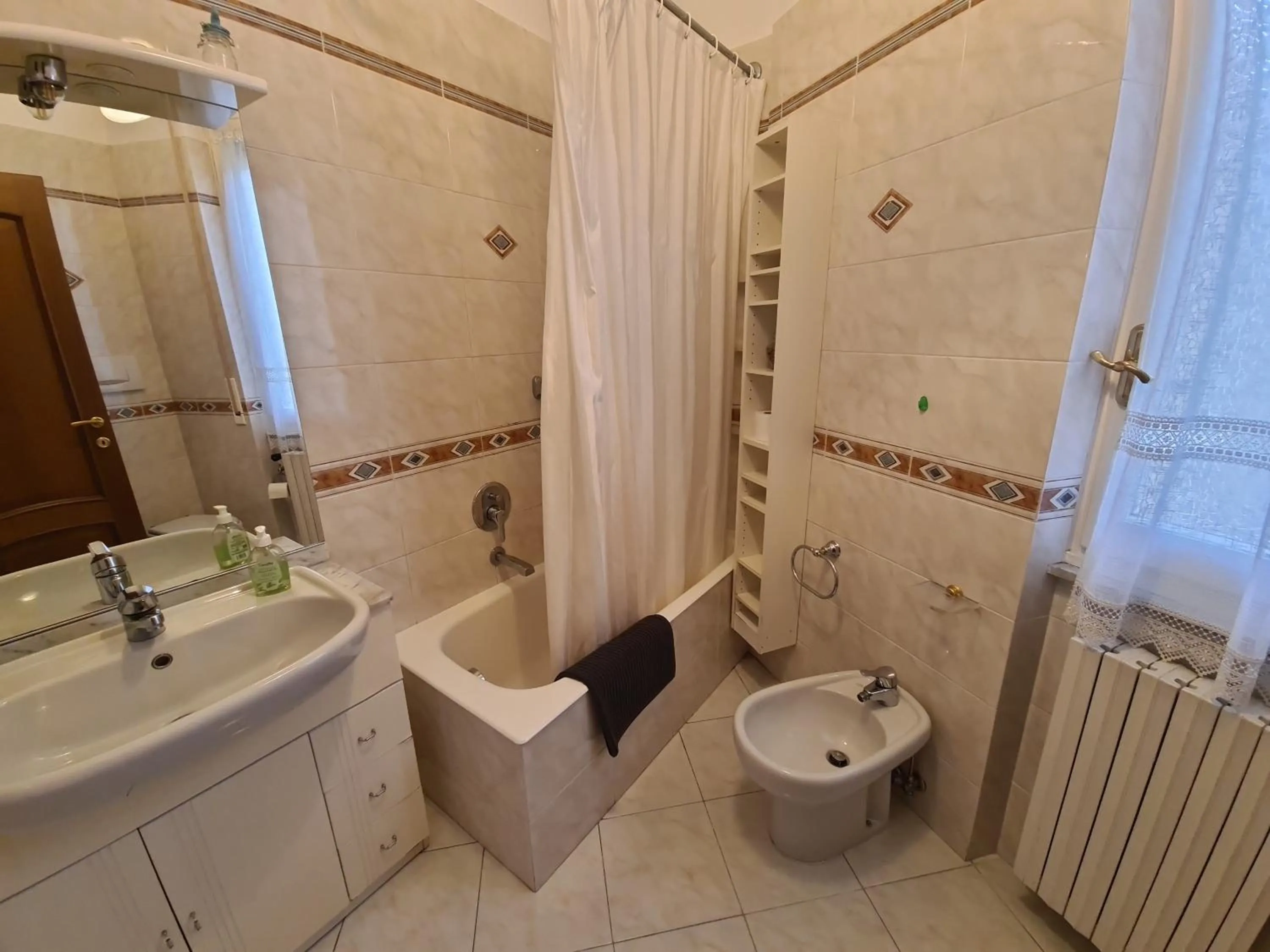 Shower in Turchino Apartment & Terrazza della Luisa by PortofinoVacanze