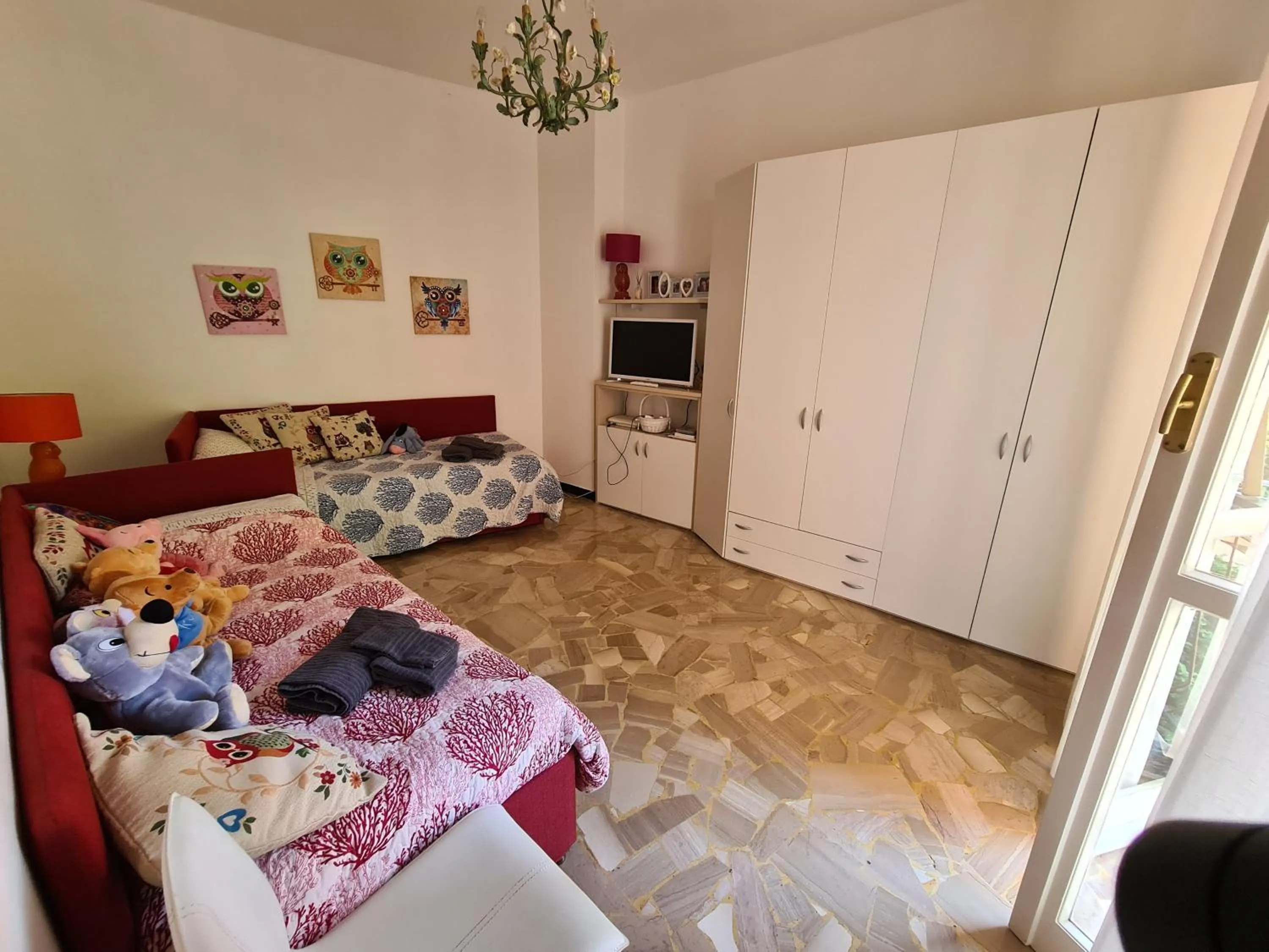 Bed in Turchino Apartment & Terrazza della Luisa by PortofinoVacanze