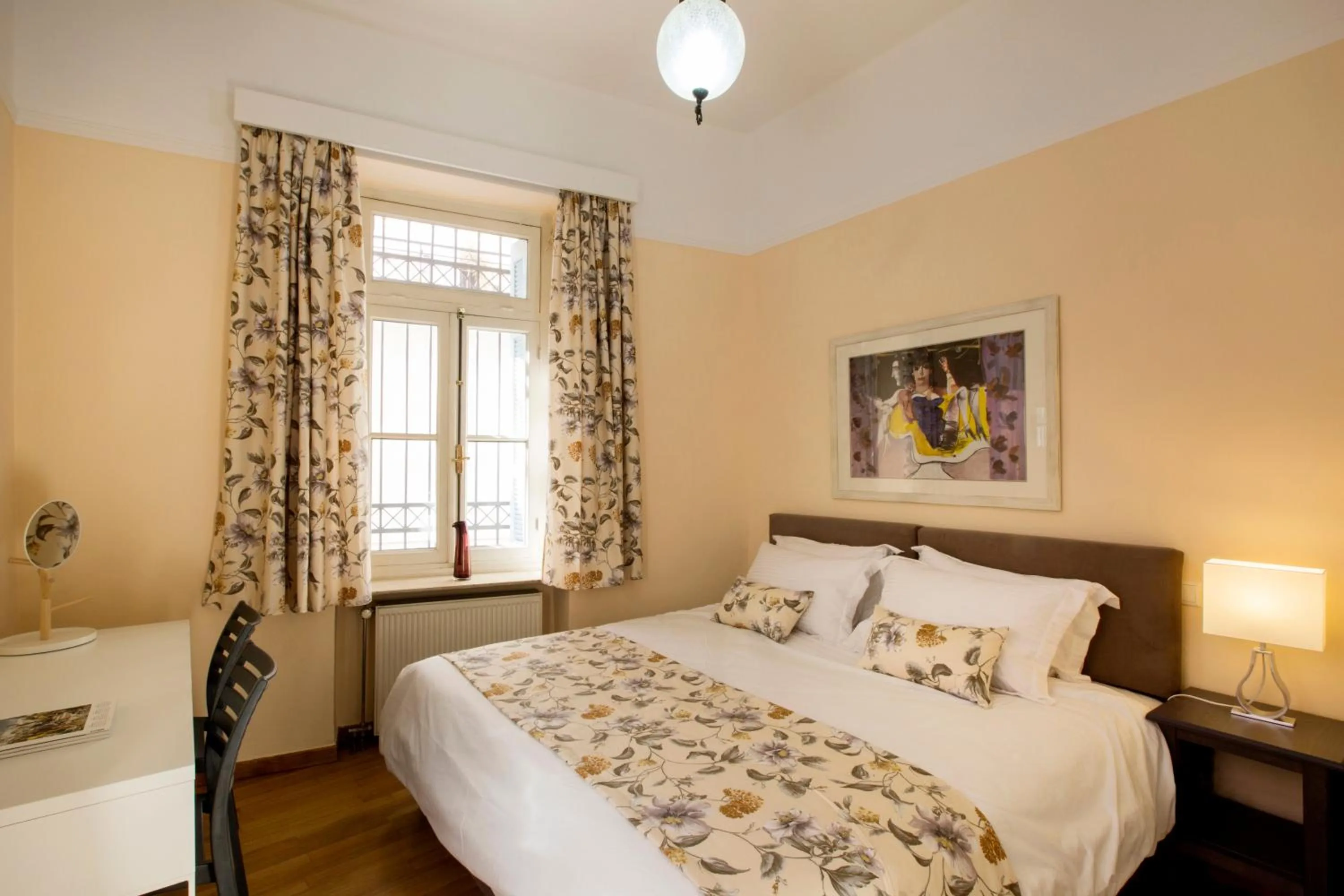 Bedroom, Bed in Acropolis Neoclassical Mansion by YHA