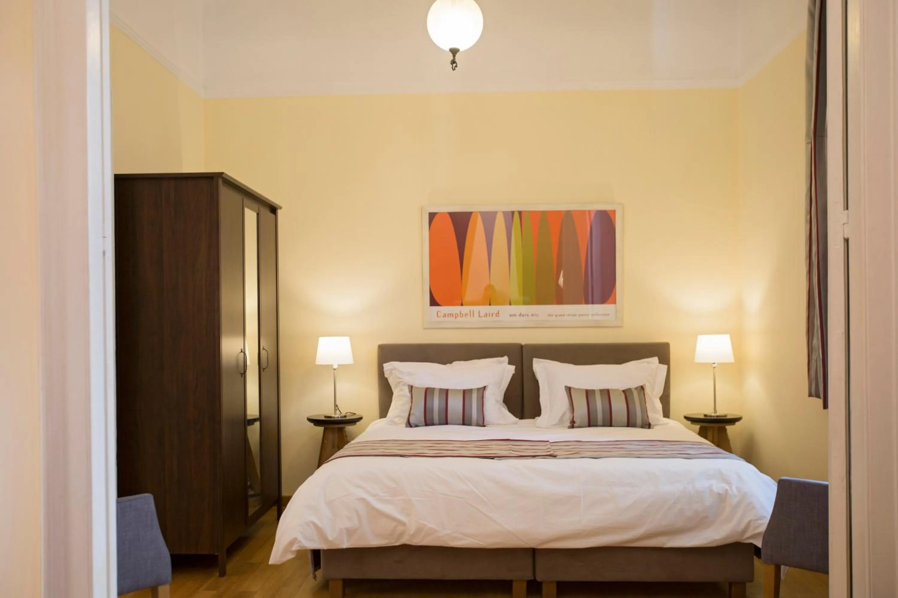 Bedroom, Bed in Acropolis Neoclassical Mansion by YHA