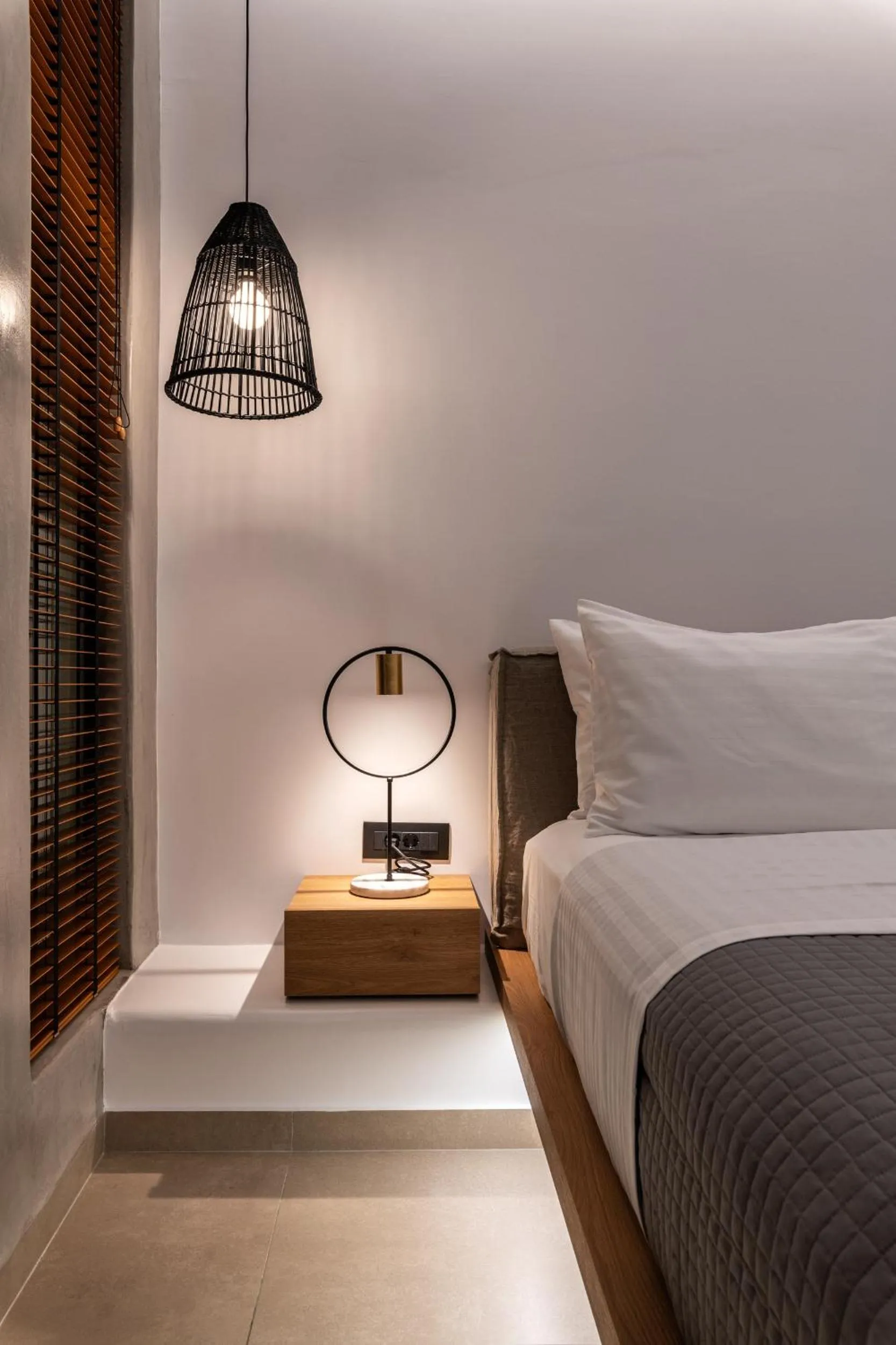 Decorative detail, Bed in Avra Mykonos