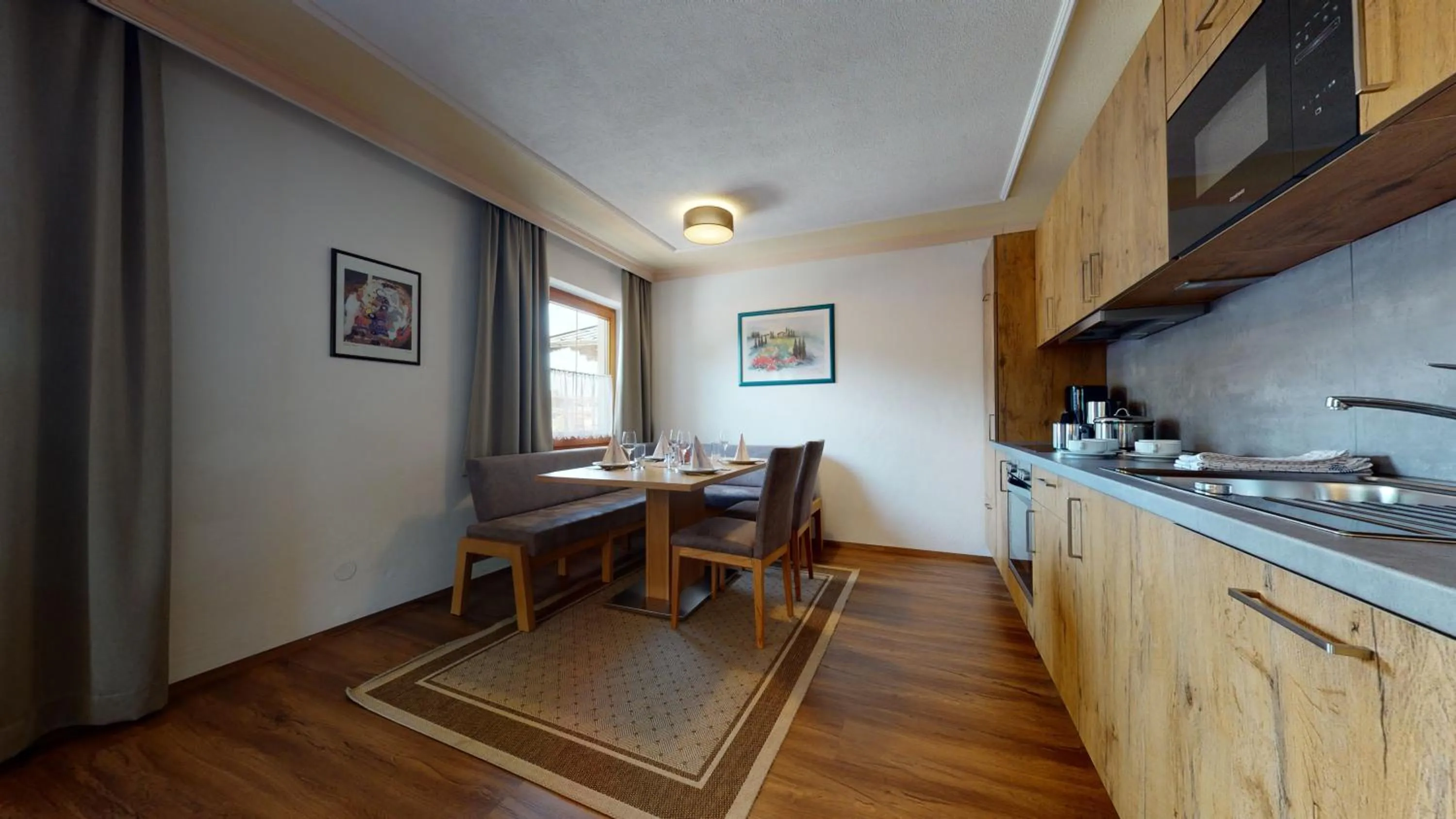 Kitchen or kitchenette in Appartements KALSWIRT