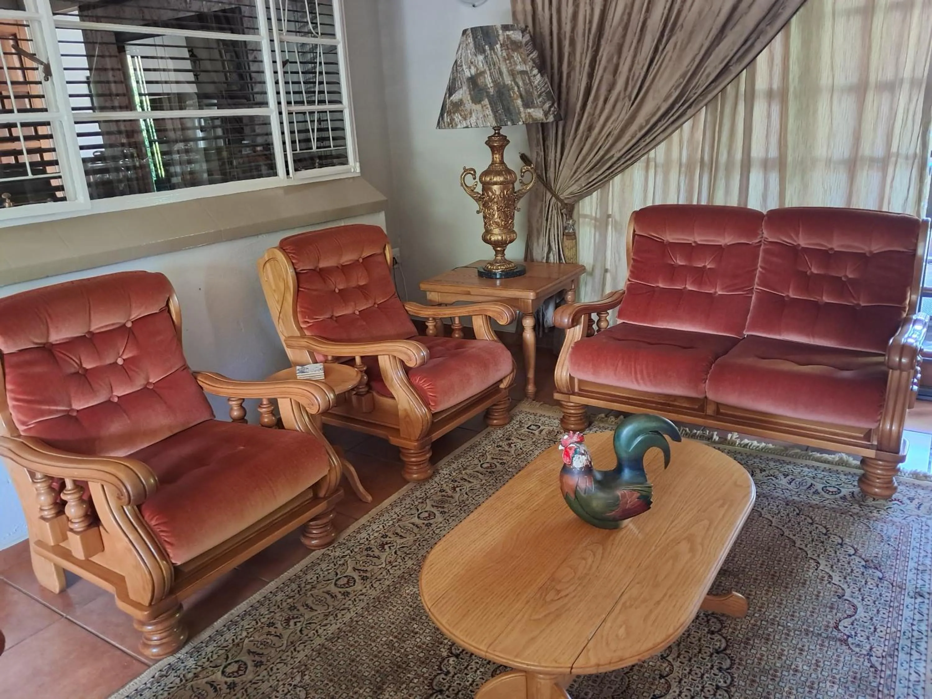 Living room in Jakkalsdraai Guest House