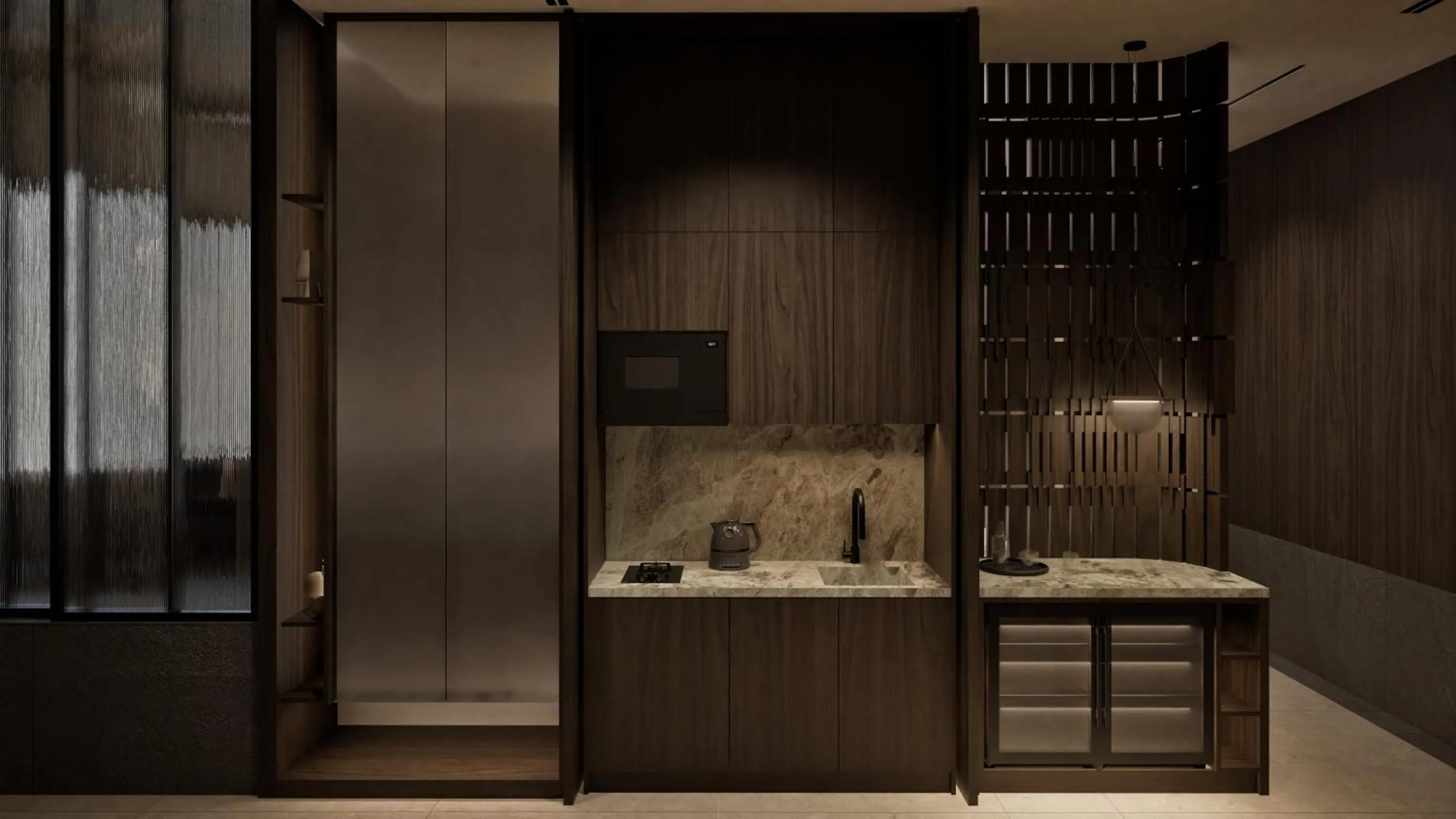 Kitchen or kitchenette in Dyo Suites