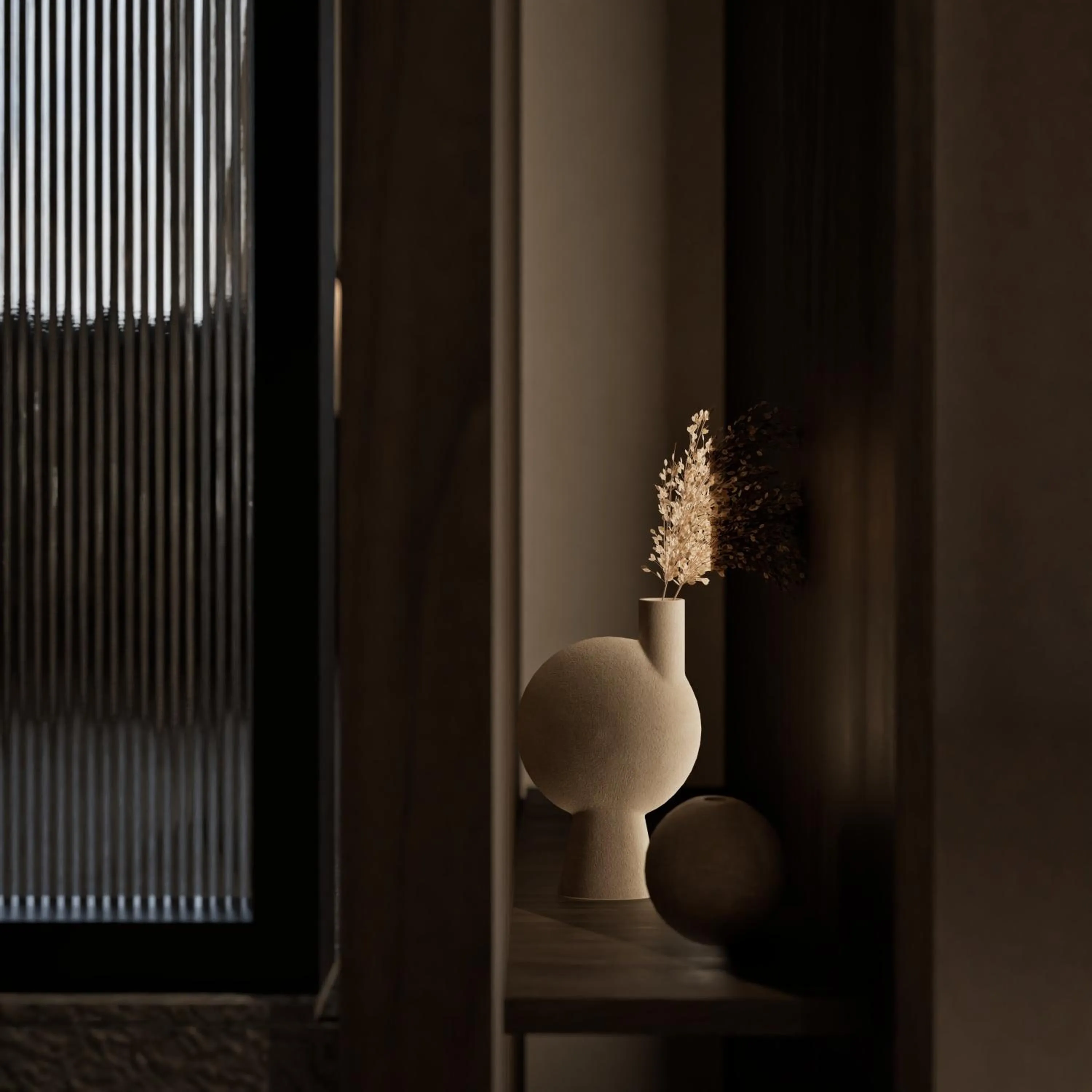 Decorative detail in Dyo Suites