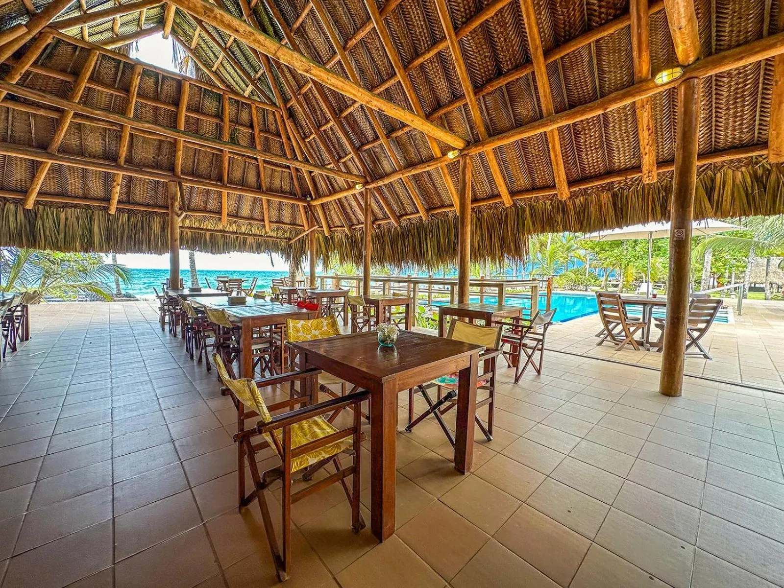 Patio in Hotel Chiniu