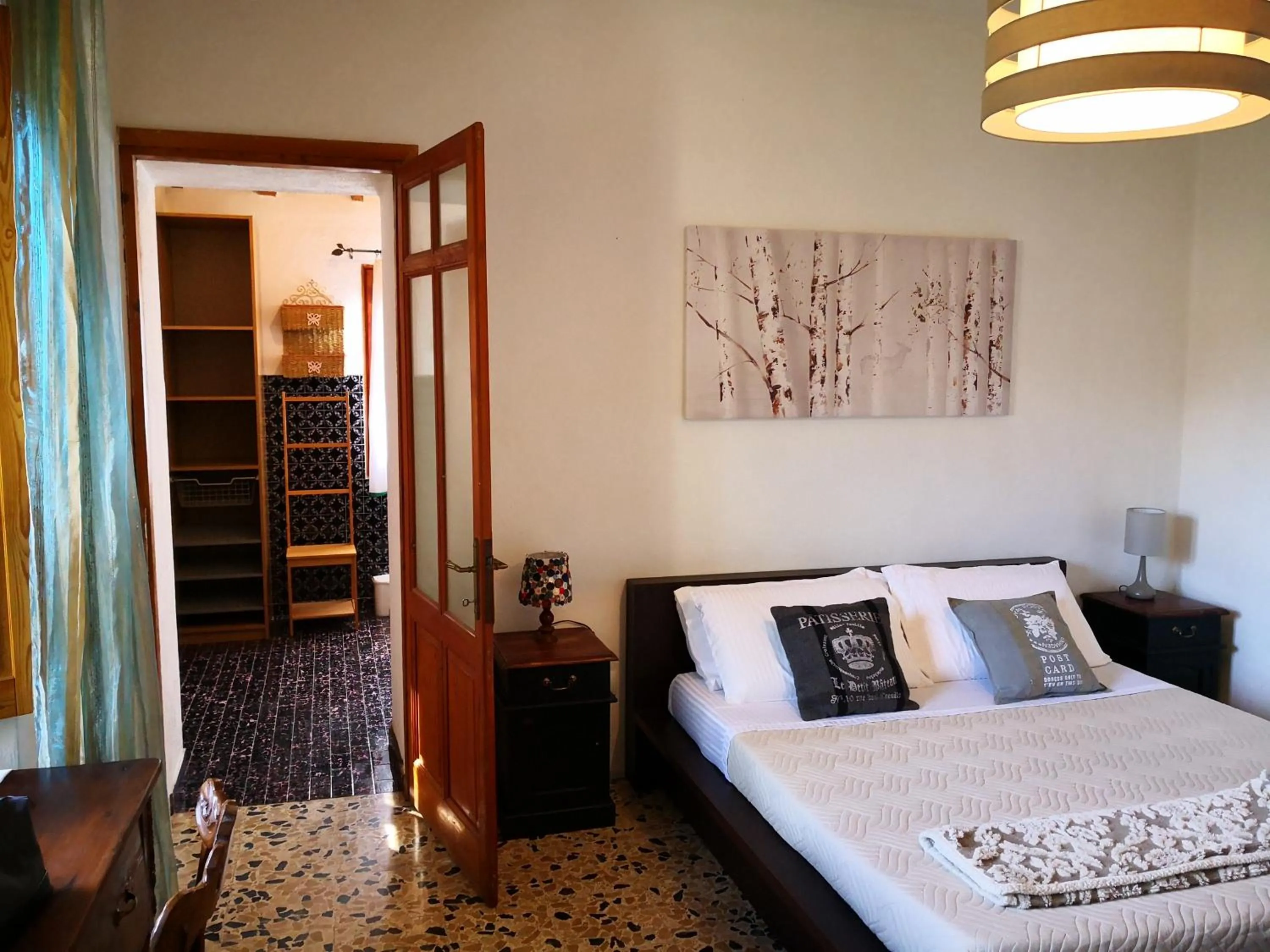 Bathroom, Bed in Zia Chiarina