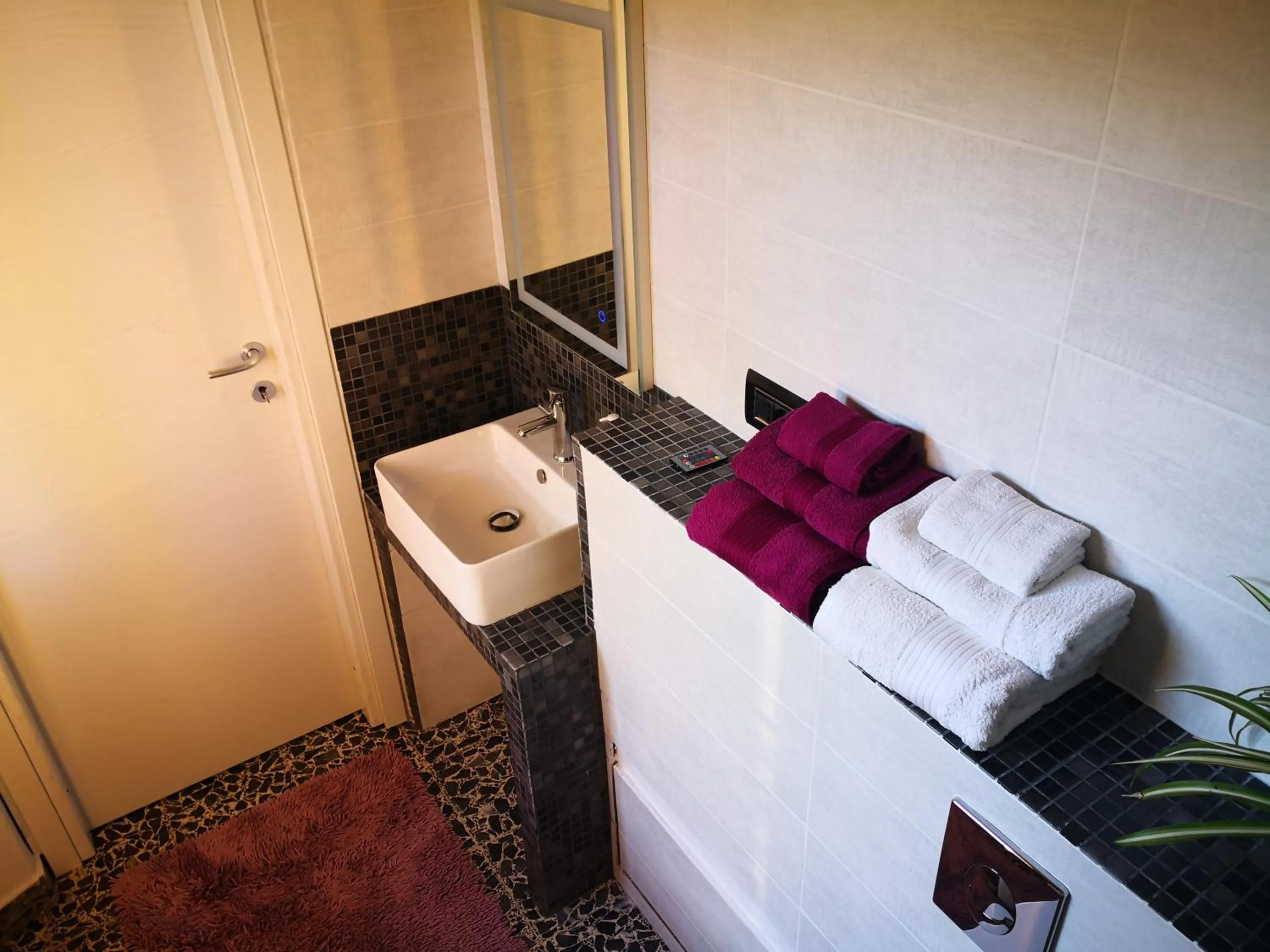 Bathroom, Bed in Zia Chiarina