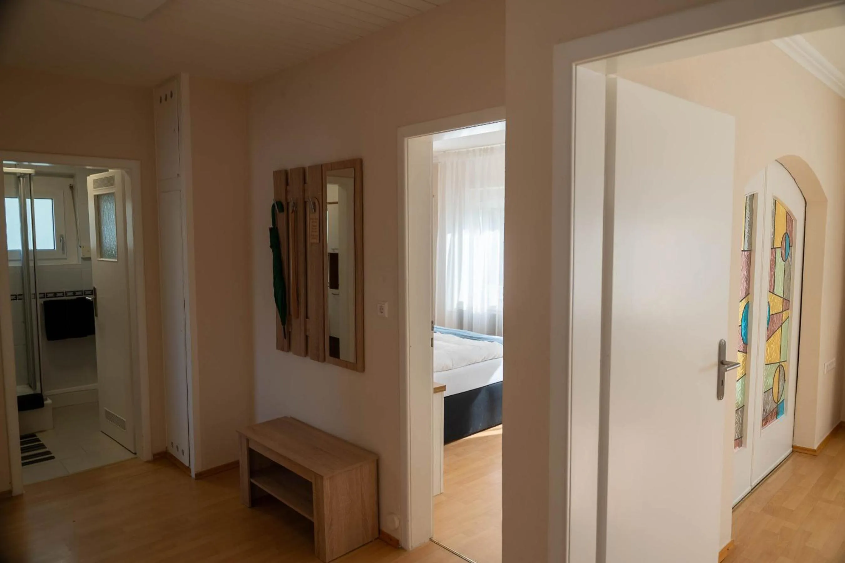 Photo of the whole room, Bed in Hotel & Restaurant Zum Reussenstein