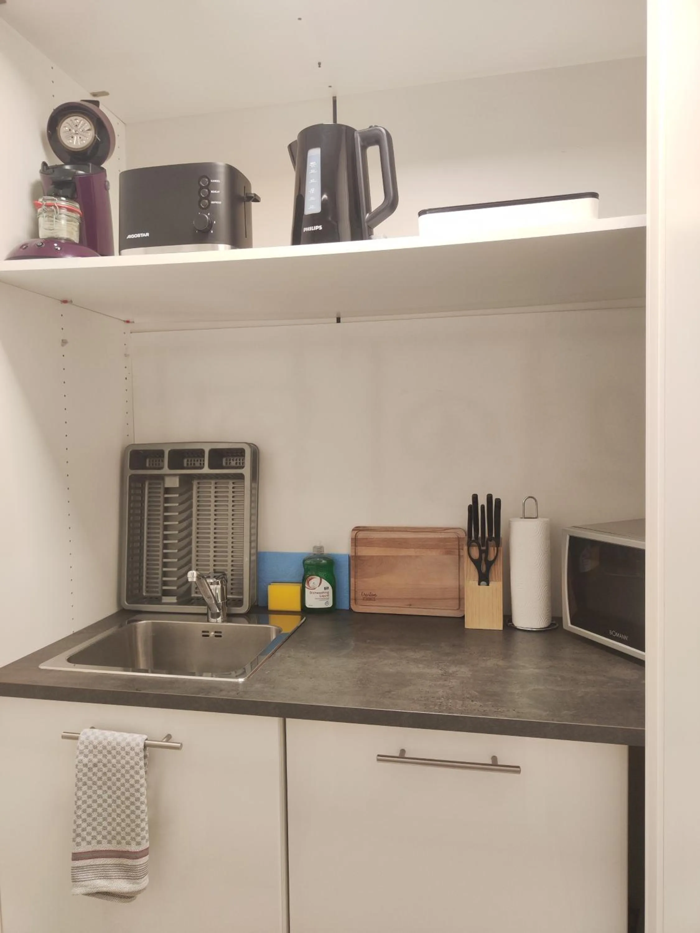 Kitchen or kitchenette in Hotel & Restaurant Zum Reussenstein