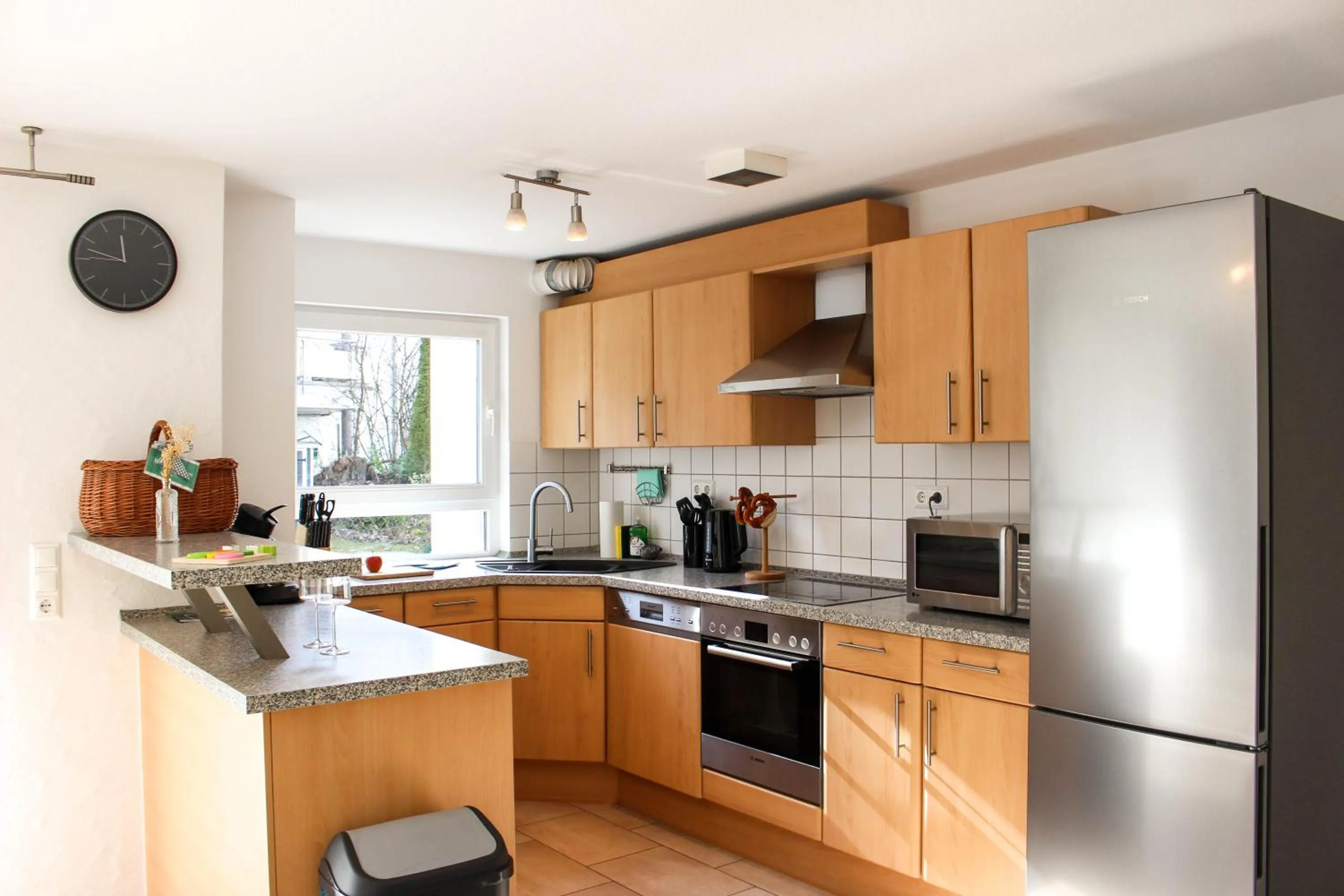 Kitchen or kitchenette in Hotel & Restaurant Zum Reussenstein