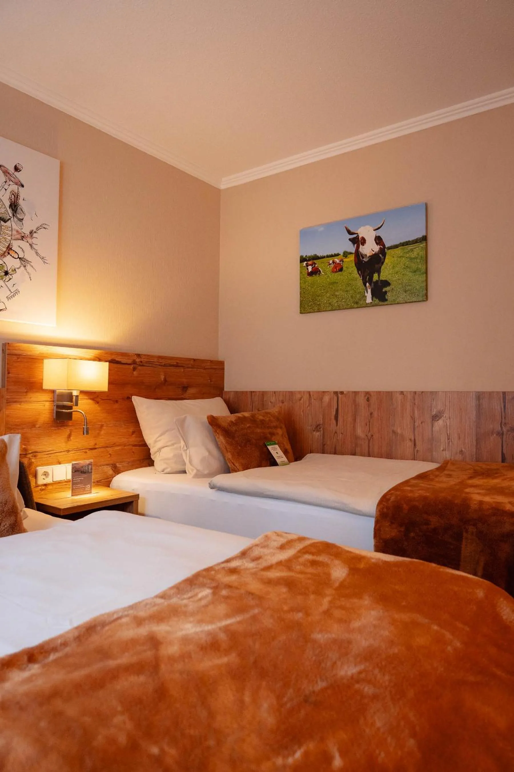 Bed in Hotel & Restaurant Zum Reussenstein