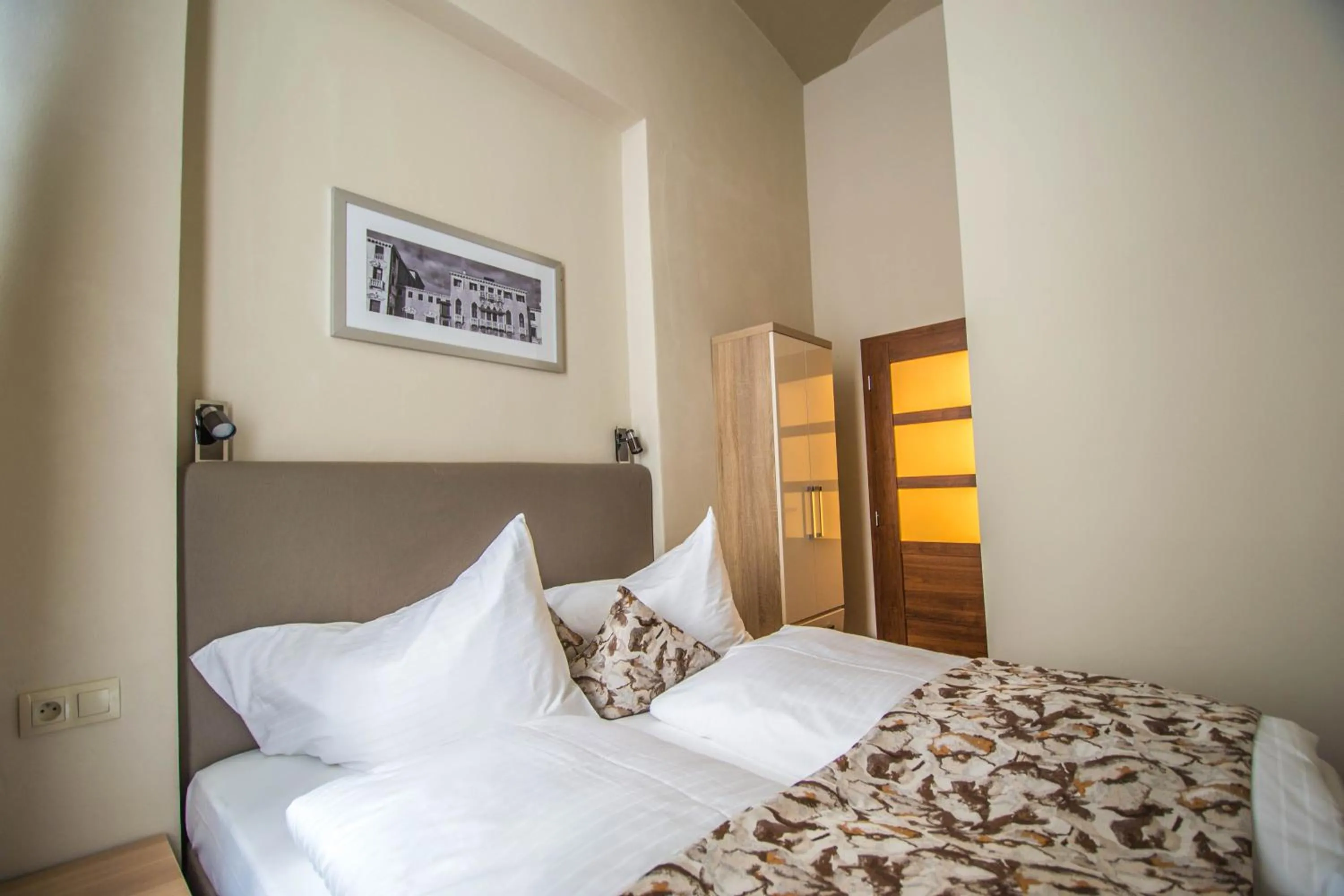 Bedroom, Bed in 4BDR Historical Spirit Apt by Ruterra