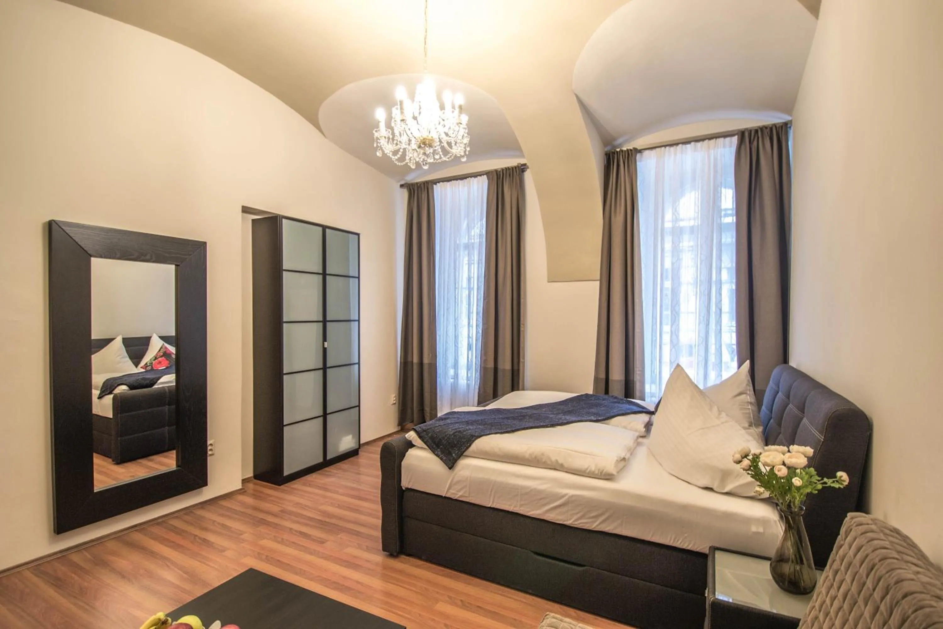 Bedroom, Bed in 4BDR Historical Spirit Apt by Ruterra
