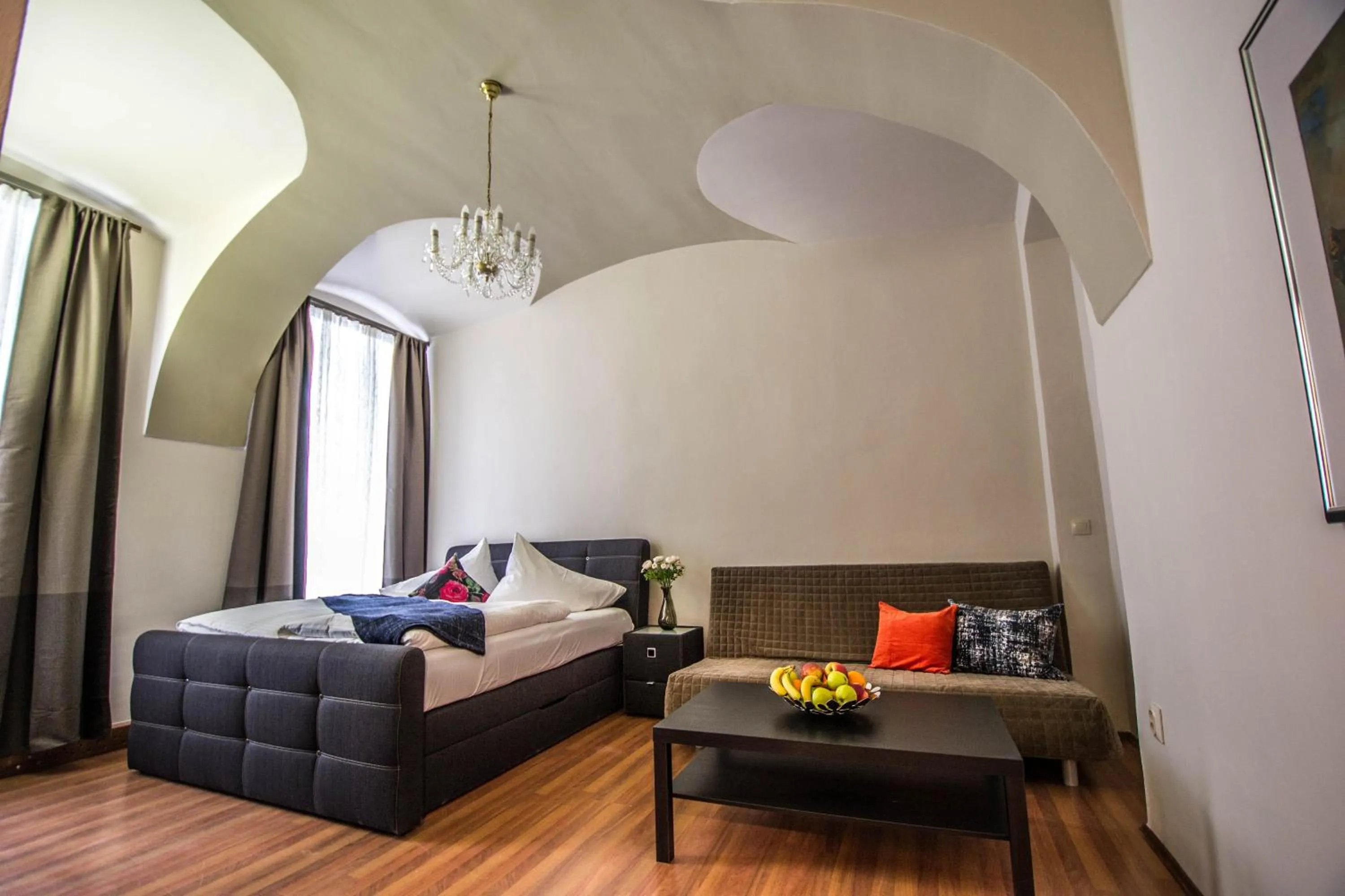 Bedroom, Bed in 4BDR Historical Spirit Apt by Ruterra