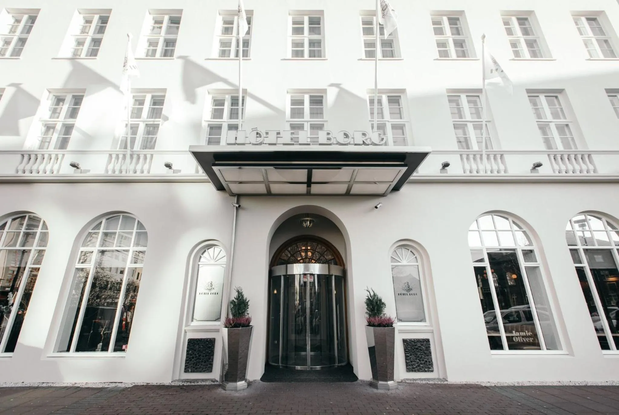Facade/entrance in Hotel Borg by Keahotels